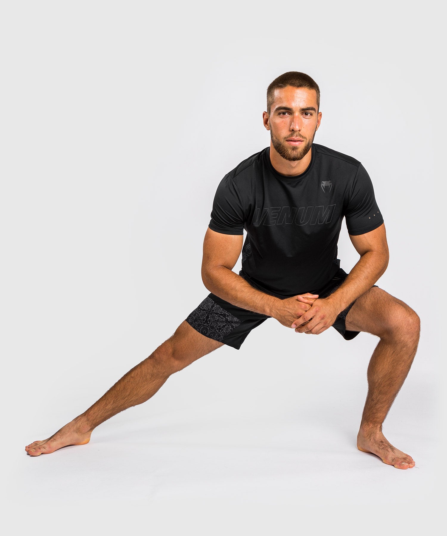 venum-classic-evo-dry-tech-t-shirt-schwarz-schwarz-reflektierend image 3