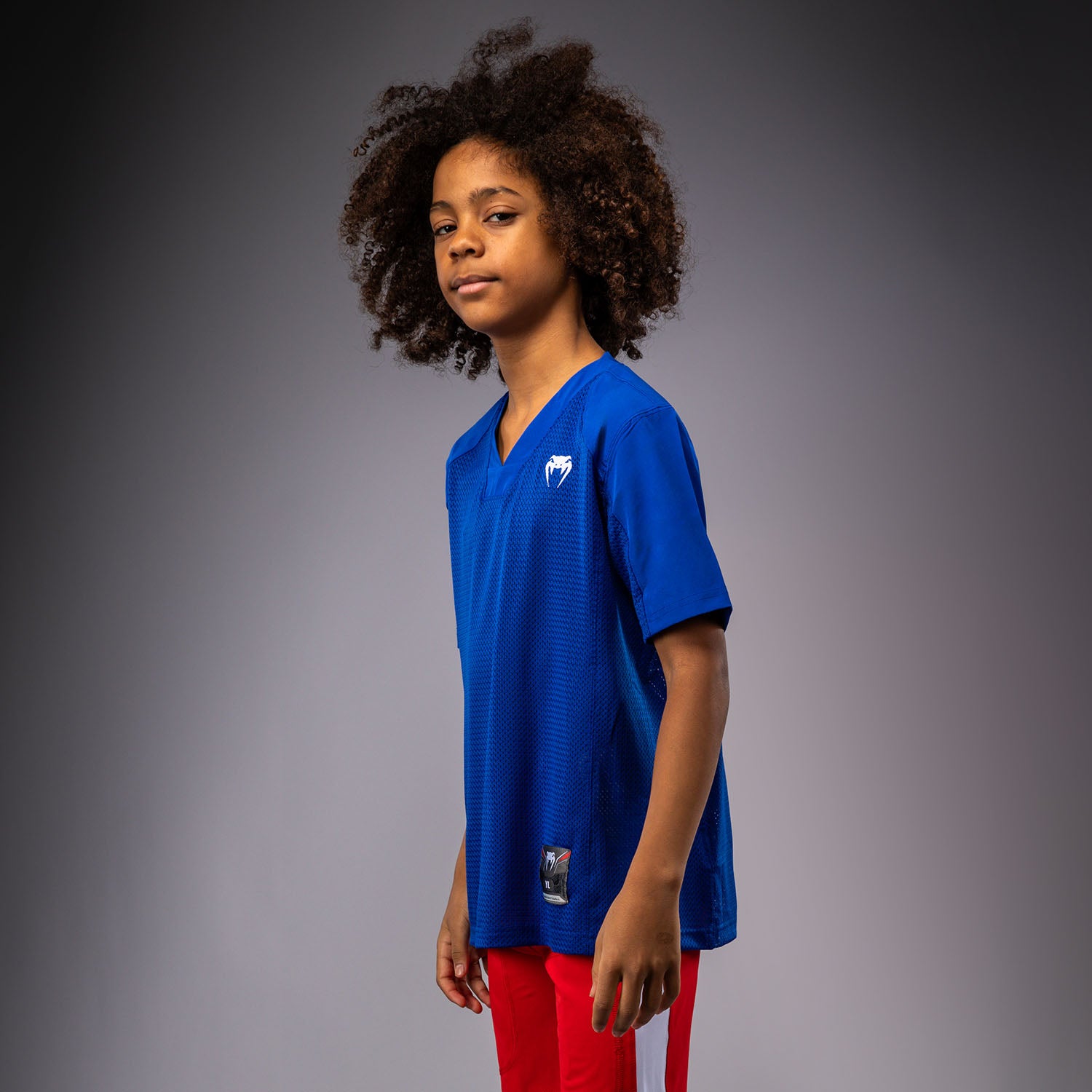 venum-elite-football-kurzarmtrikot-kinder-k-nigsblau image 3