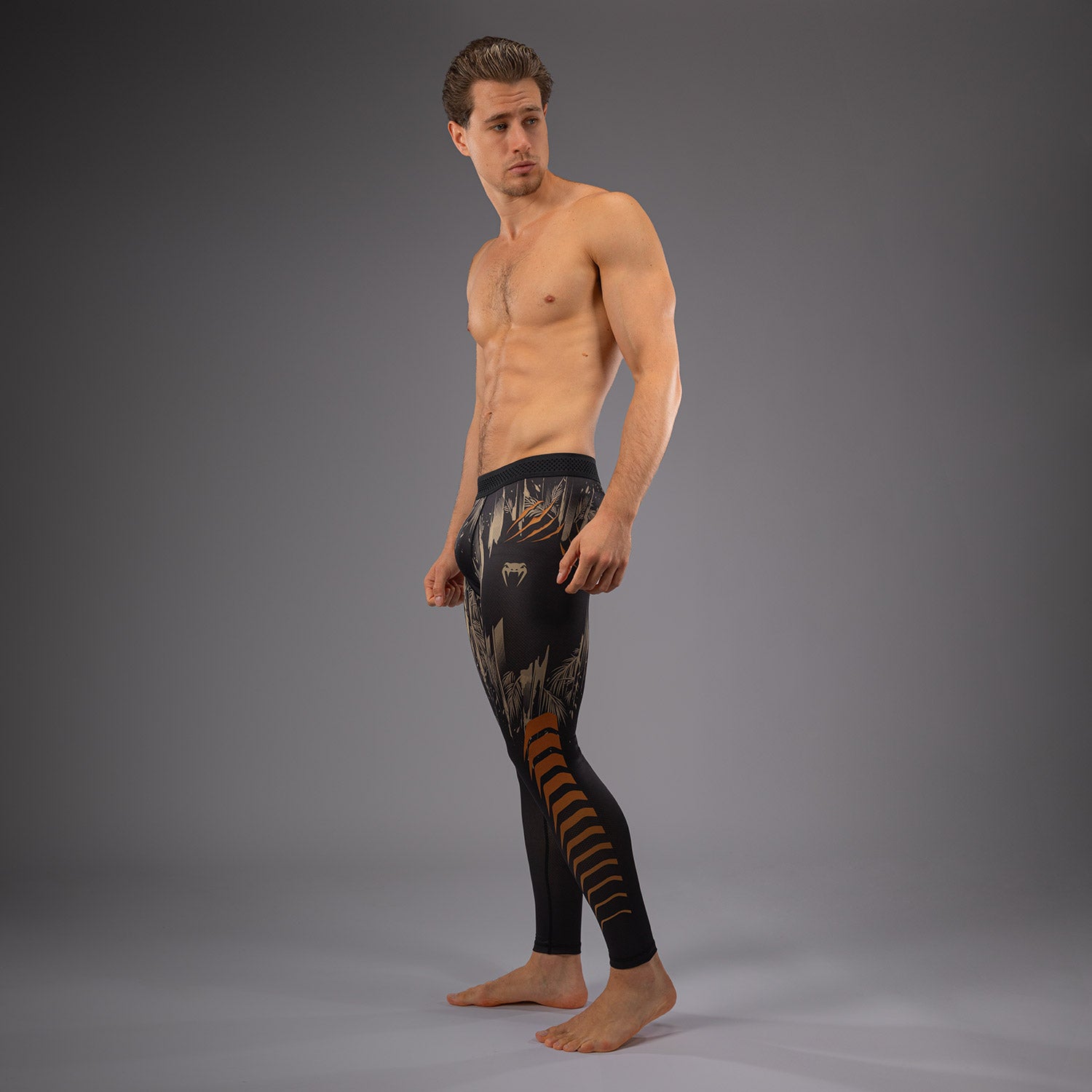 venum-tiger-herren-spats-schwarz-neonorange image 2