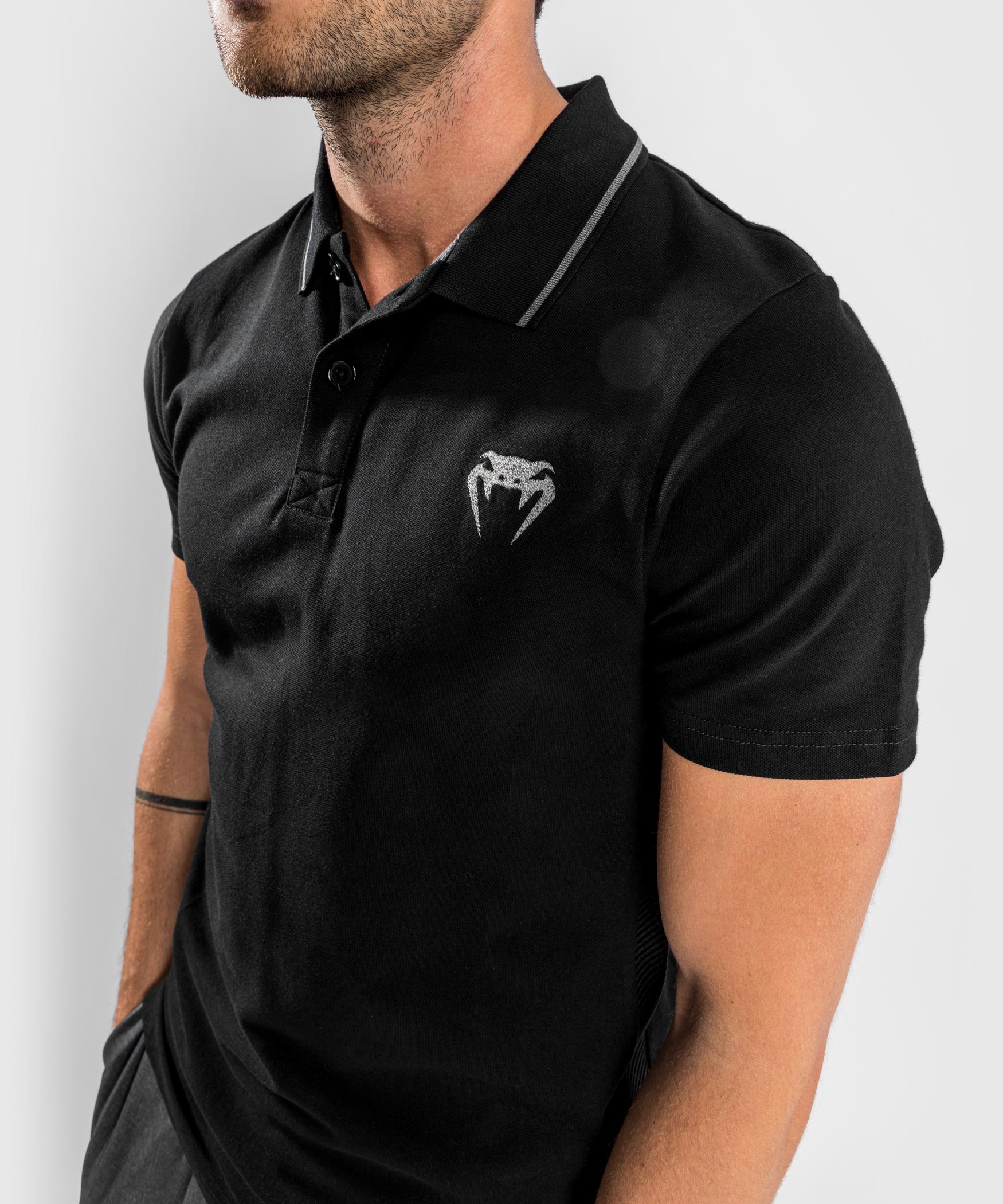 venum-contender-evo-polo-herren-schwarz image 3