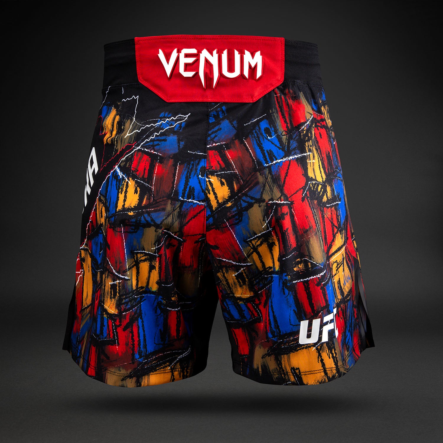 venum-ufc-unrivaled-charles-oliveira-fight-short-herren-rot image 4