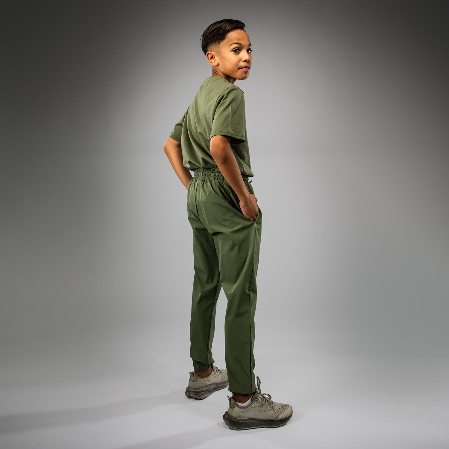 venum-vectra-kinder-jogginghose-armeegr-n-orange image 5