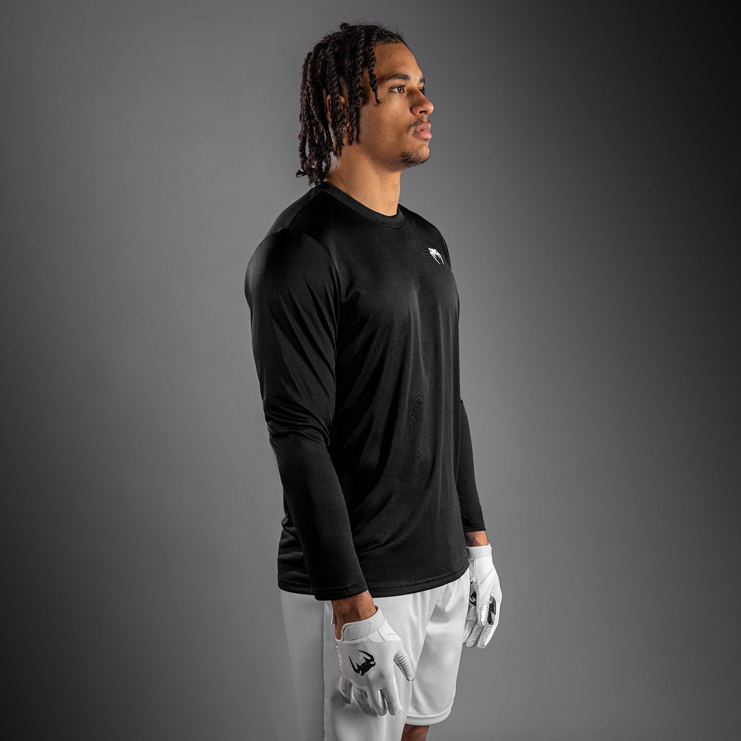 venum-lineup-performance-langarm-t-shirt-schwarz-wei image 2