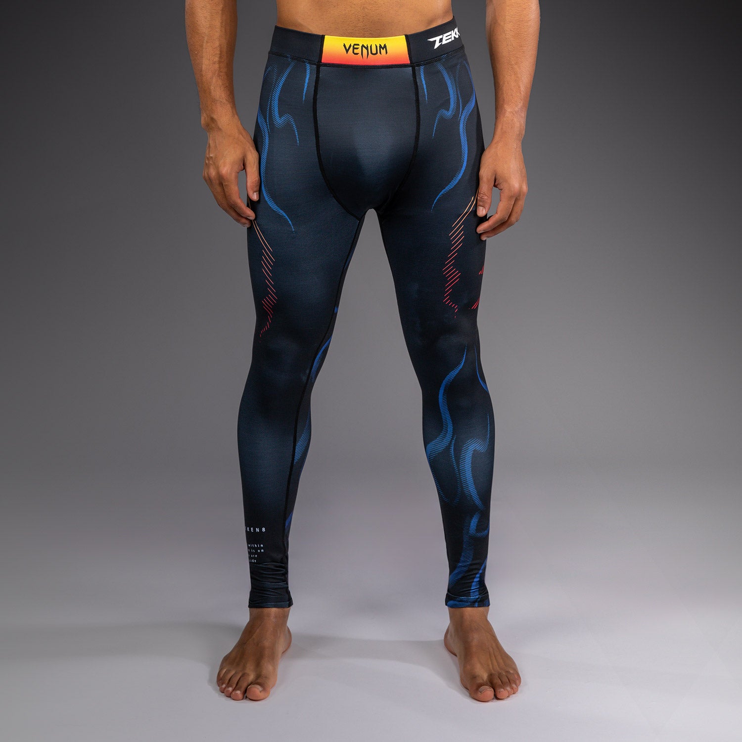 venum-x-tekken-8-spats-yoshimitsu-schwarz-orange image 1