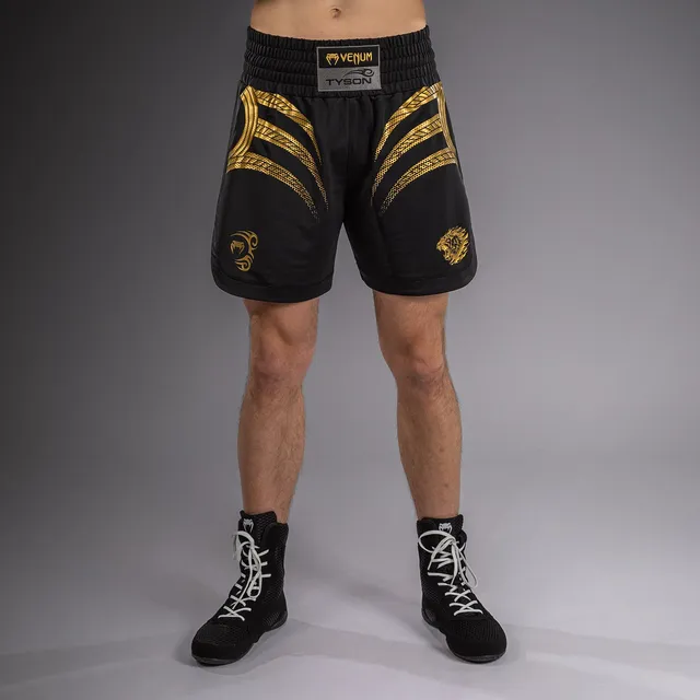 venum-x-mike-tyson-tiger-boxshorts-schwarz-gold image 1