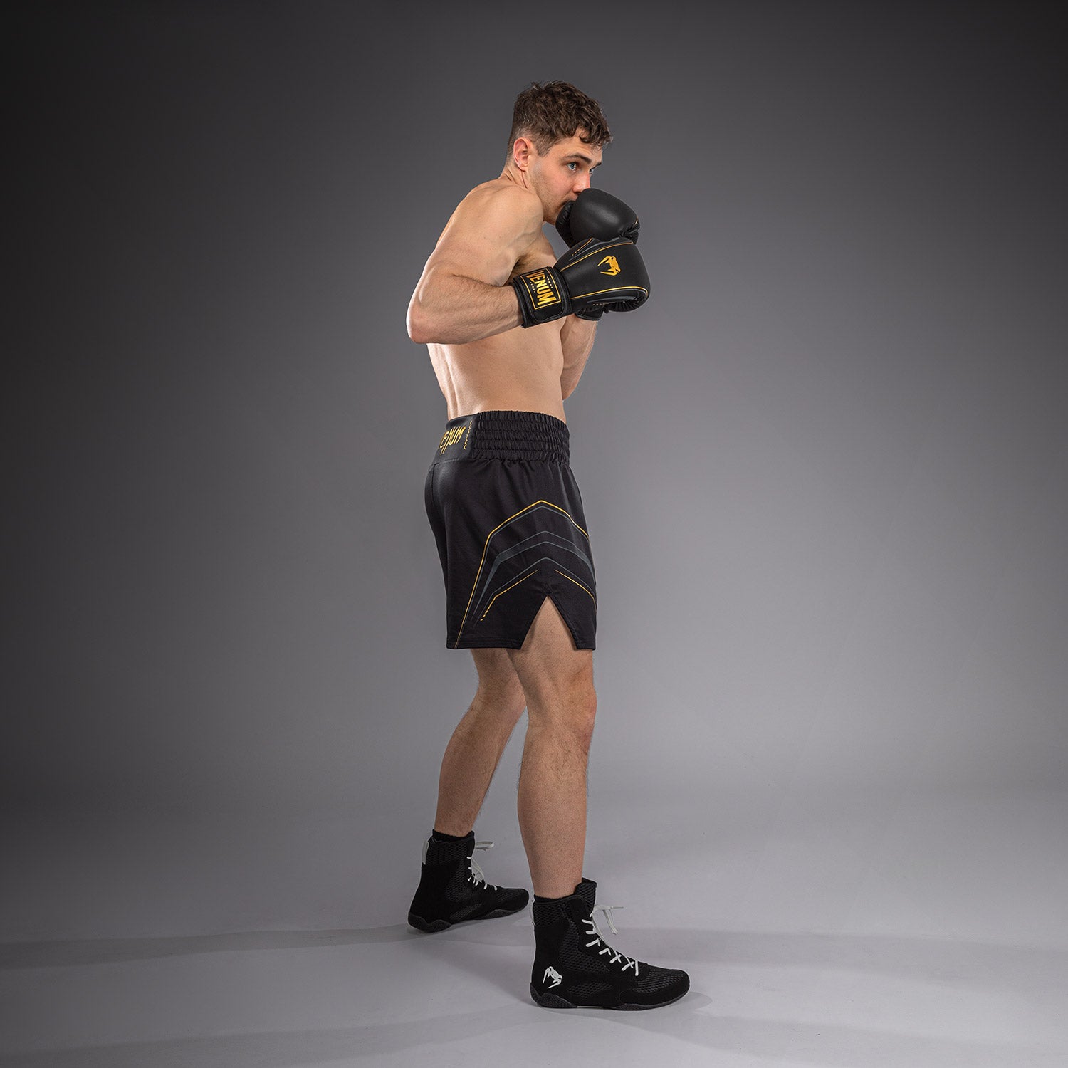 venum-streamline-boxshorts-schwarz-gold image 3