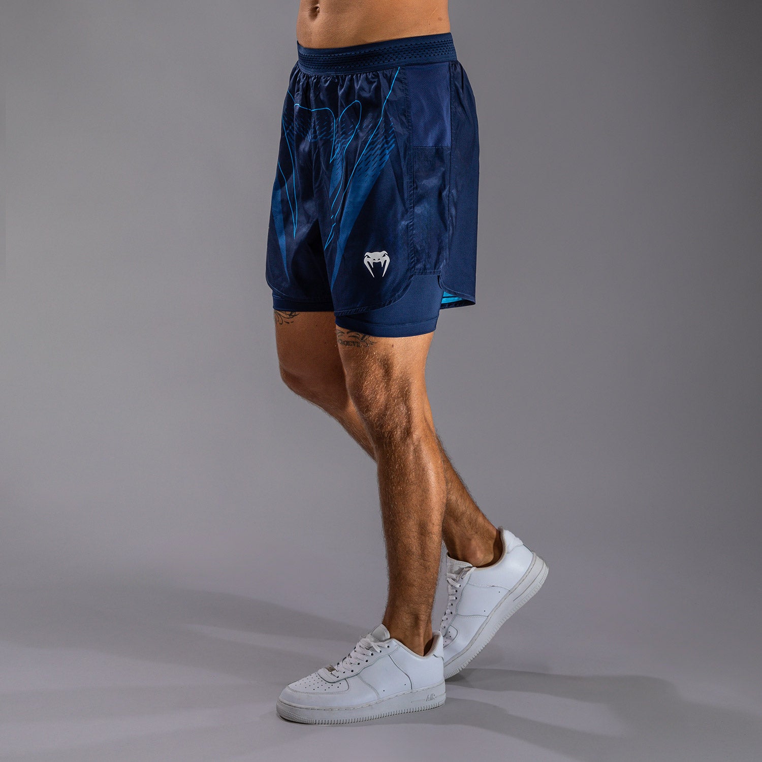 venum-x-top-rank-original-herren-trainingsshorts-marineblau image 2