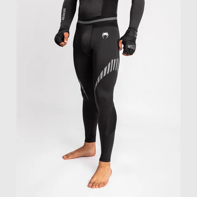 venum-jaws-2-0-spats-herren-schwarz-kompressionshose-mma-grappling-bjj image 1