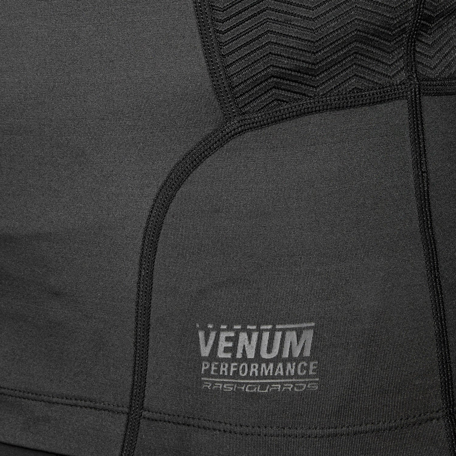 venum-g-fit-rashguard-kurzarm-schwarz-herren-kompressionsshirt image 5