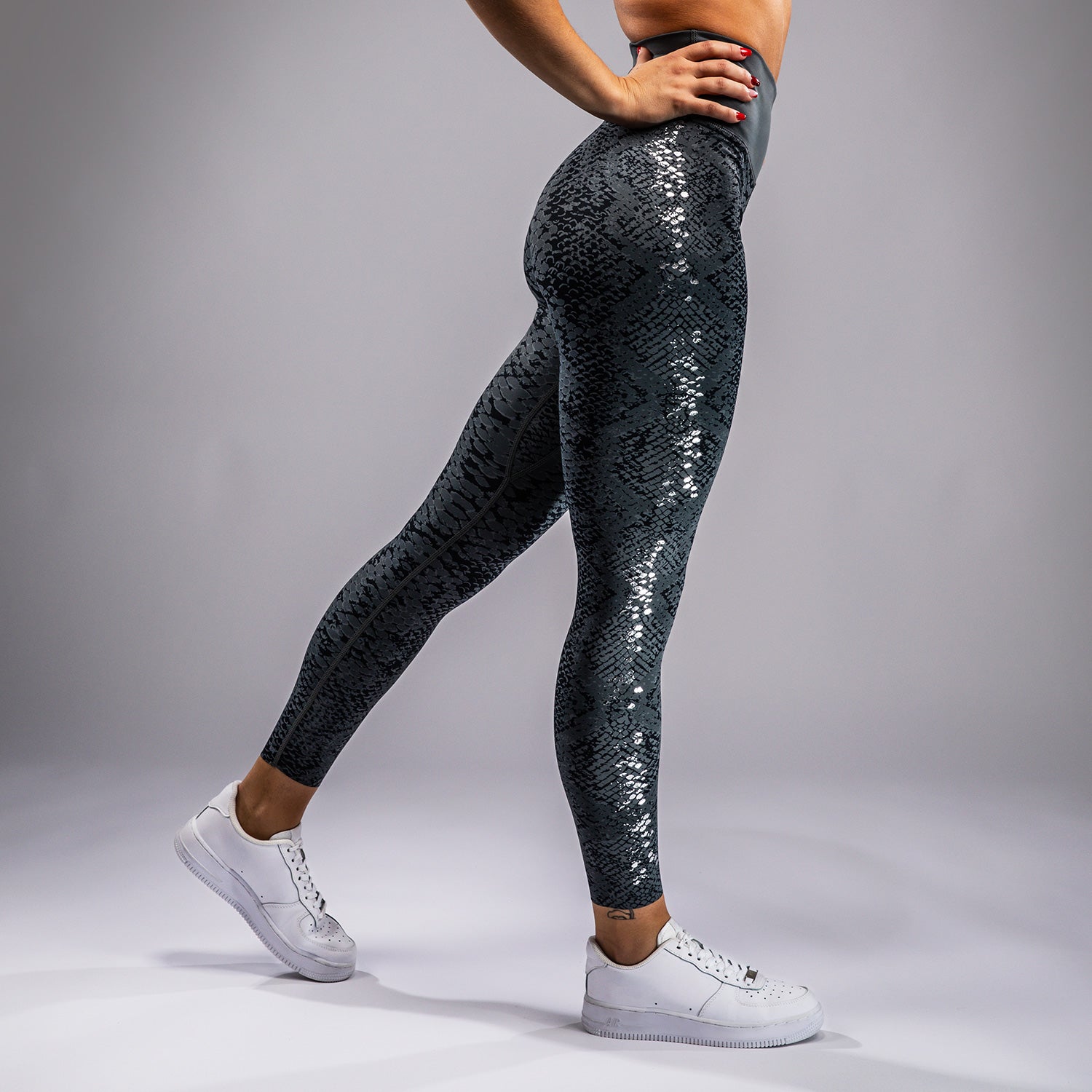venum-amazonia-damen-leggings-dunkelgrau image 3