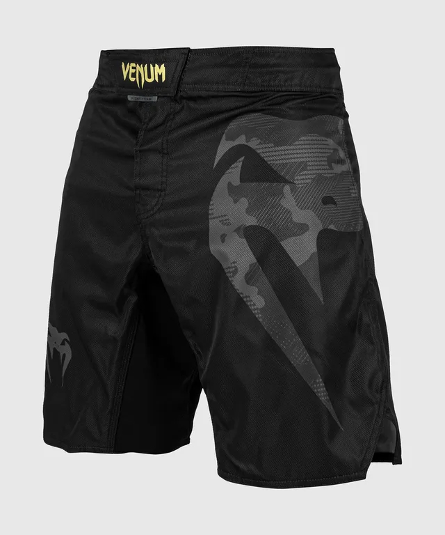 venum-light-3-0-kampfshorts-herren-schwarz-gold-mma-fightshorts image 1
