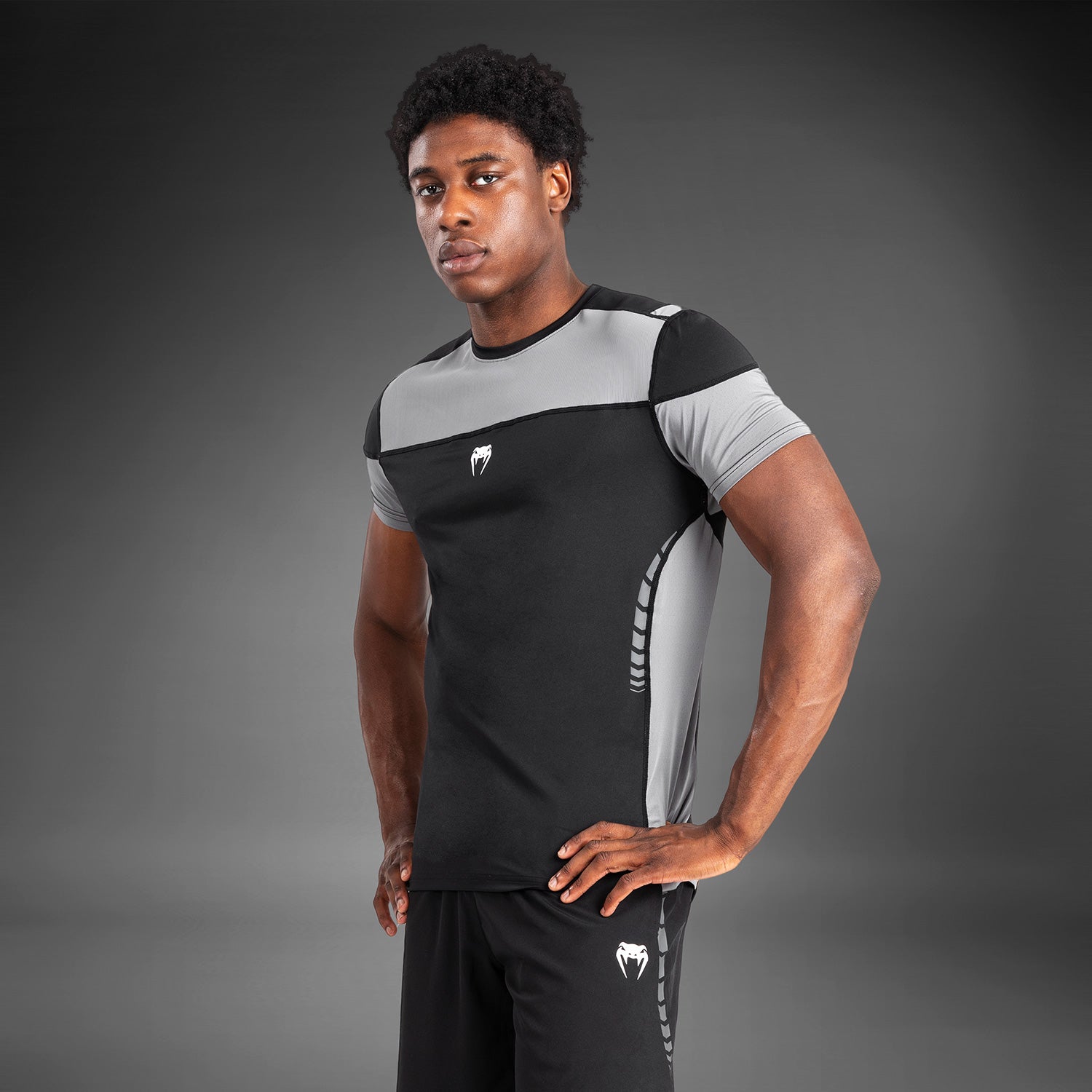 venum-tempest-herren-dry-tech-t-shirt-schwarz-grau image 6