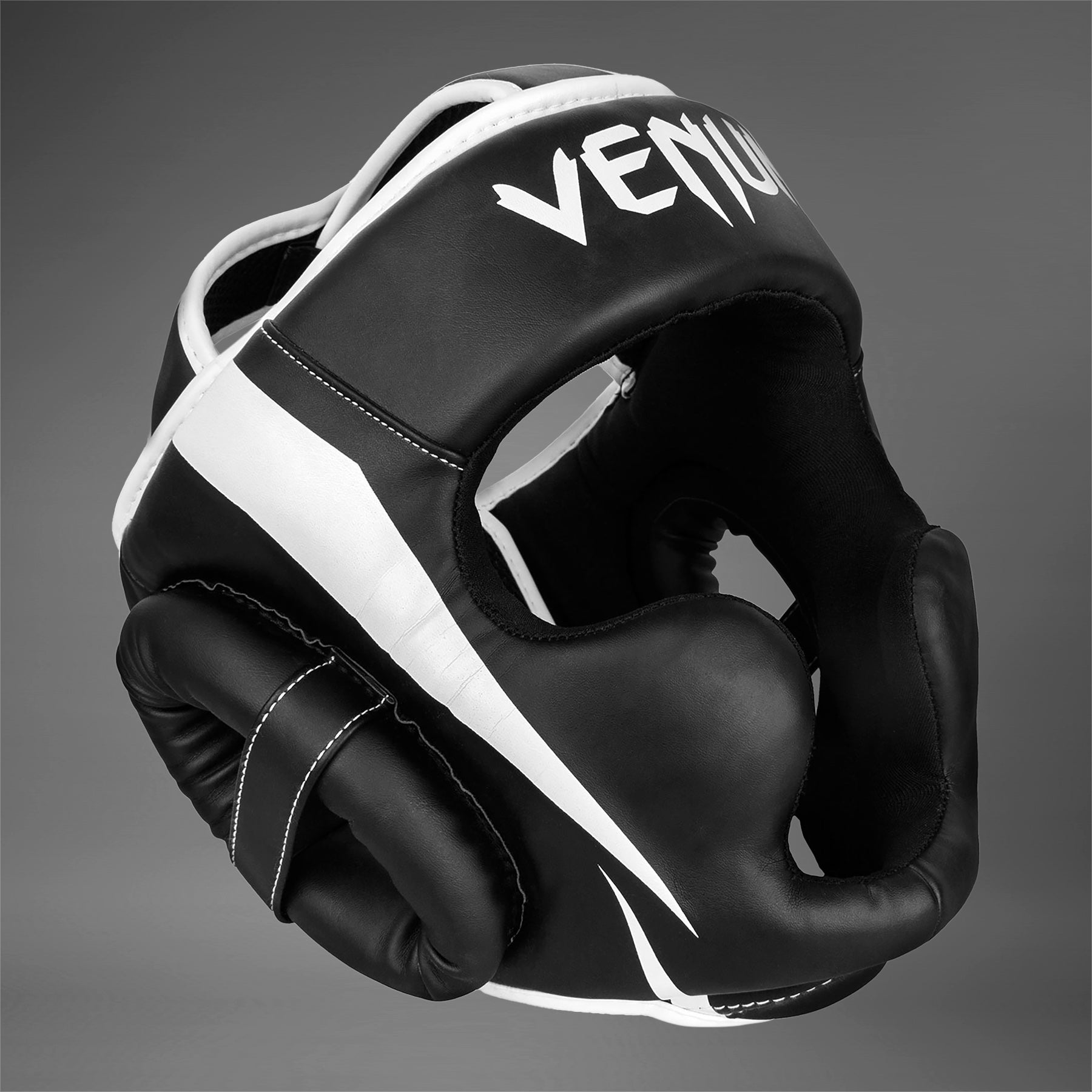 venum-elite-kopfschutz-schwarz-wei image 2