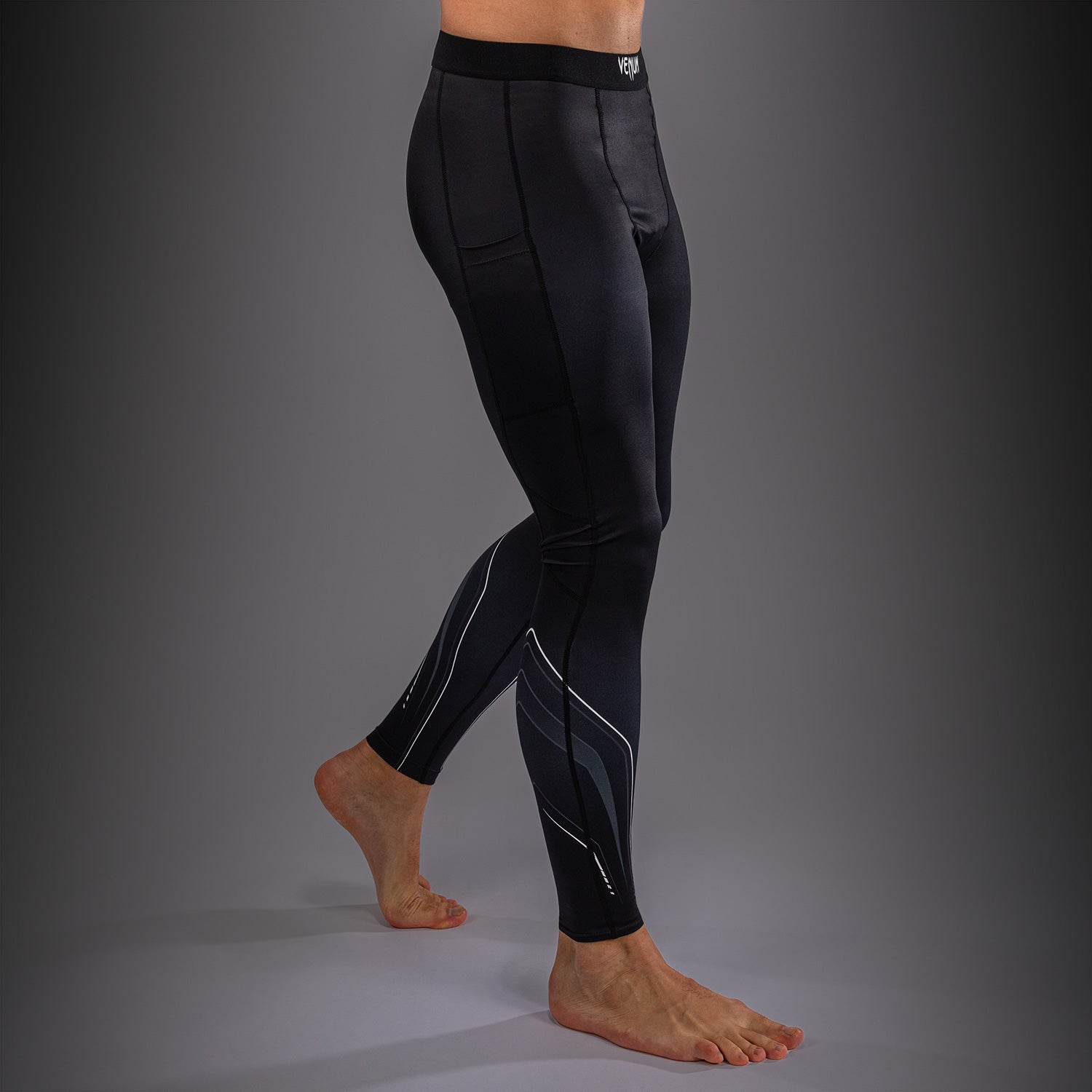 venum-streamline-spats-herren-schwarz-wei image 4