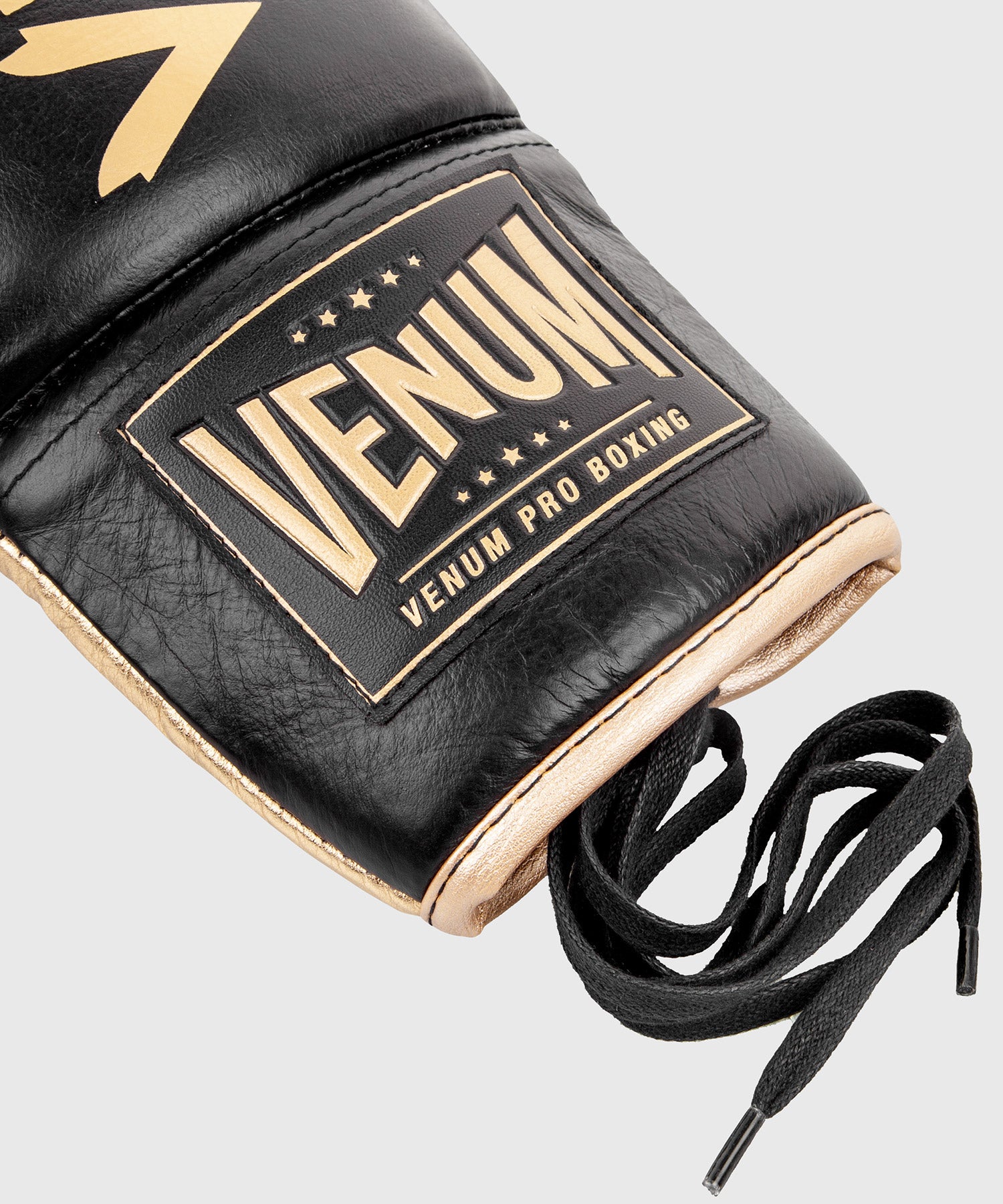 venum-hammer-profi-boxhandschuhe-mit-schn-rung-schwarz-gold-2 image 7