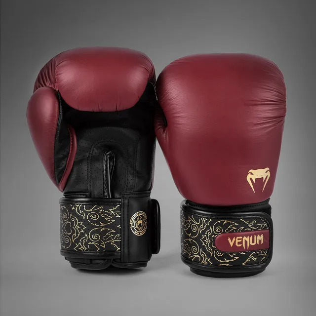 venum-power-2-0-boxhandschuhe-burgund-schwarz image 1