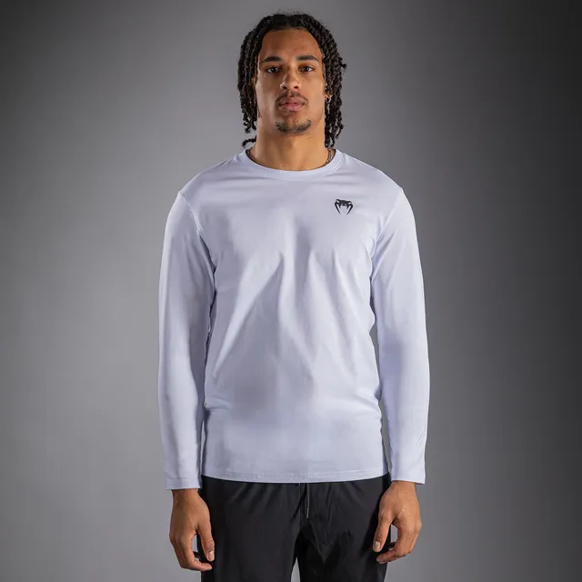 venum-lineup-langarm-t-shirt-herren-wei-schwarz image 1