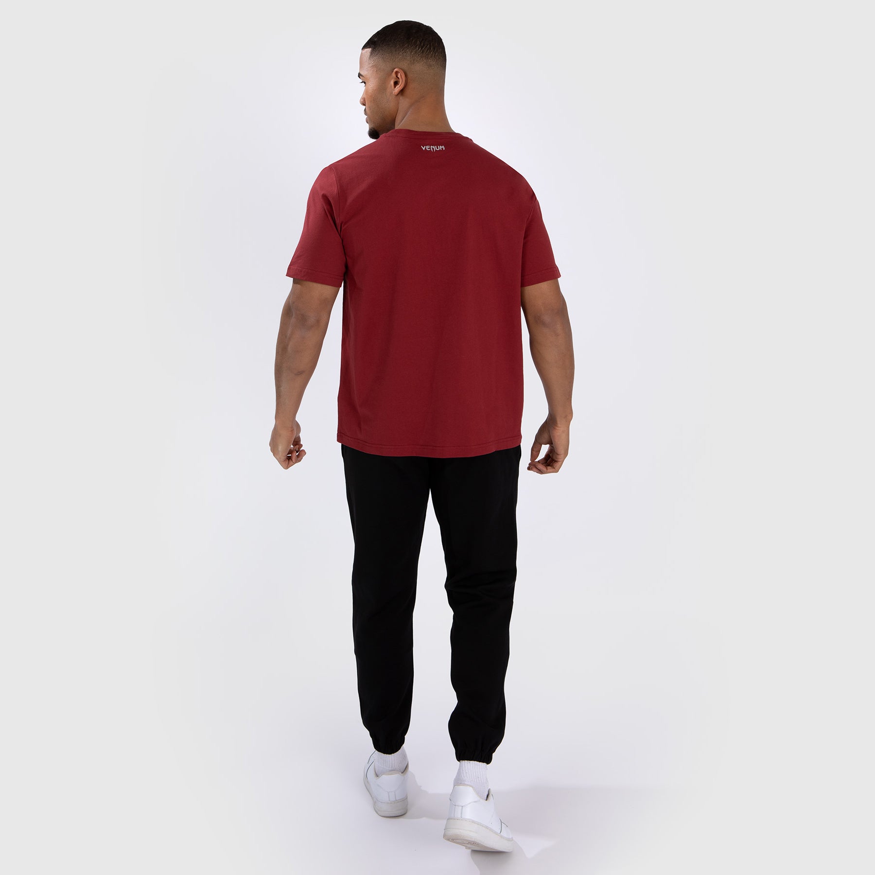 venum-ufc-classic-t-shirt-herren-rot-wei-baumwolle image 3