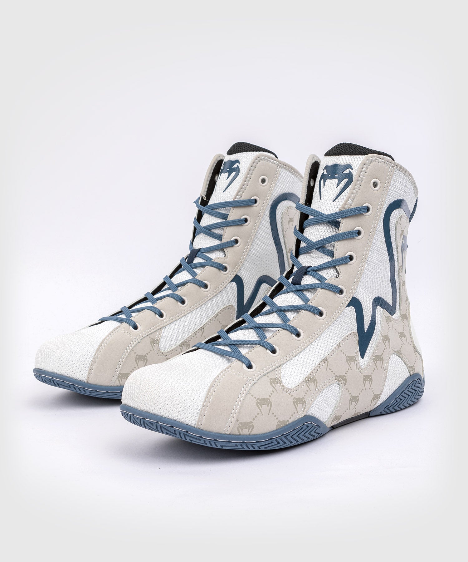 venum-elite-evo-monogramm-boxschuhe-wei-blau image 1