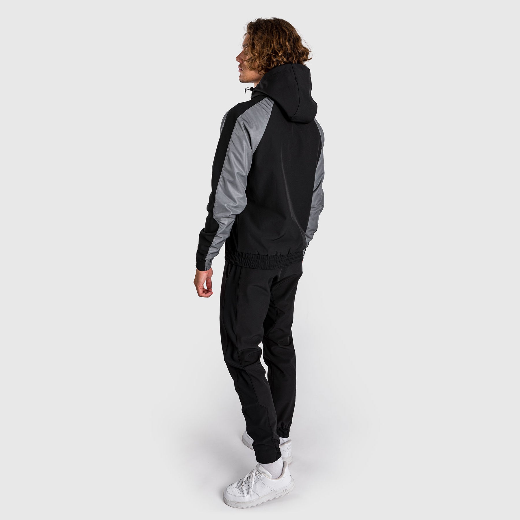 venum-laser-3-0-trainingsjacke-herren-schwarz-grau image 3