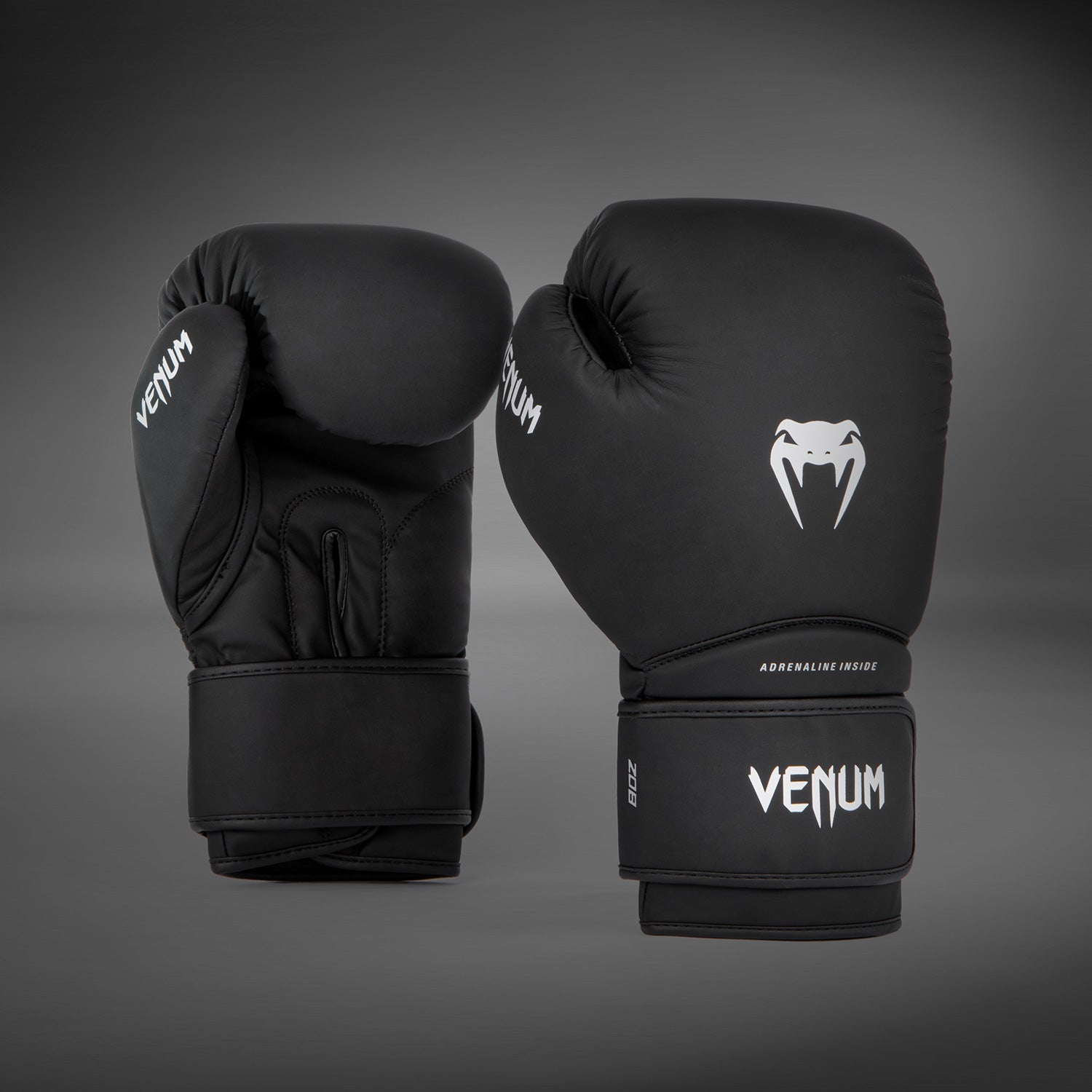 venum-contender-1-5-boxhandschuhe-schwarz-wei-semi-leder image 1