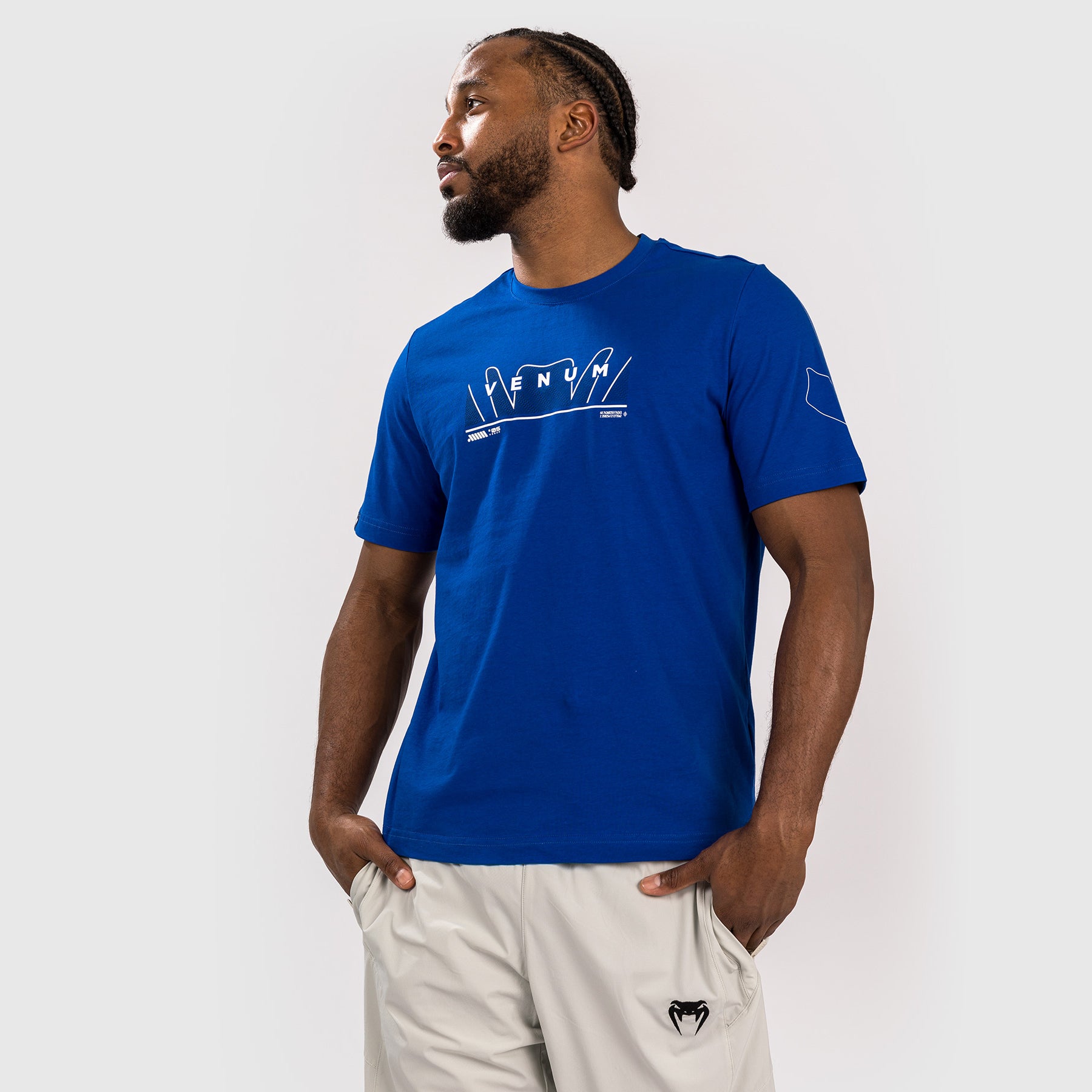 venum-snake-print-t-shirt-blu-royale image 1