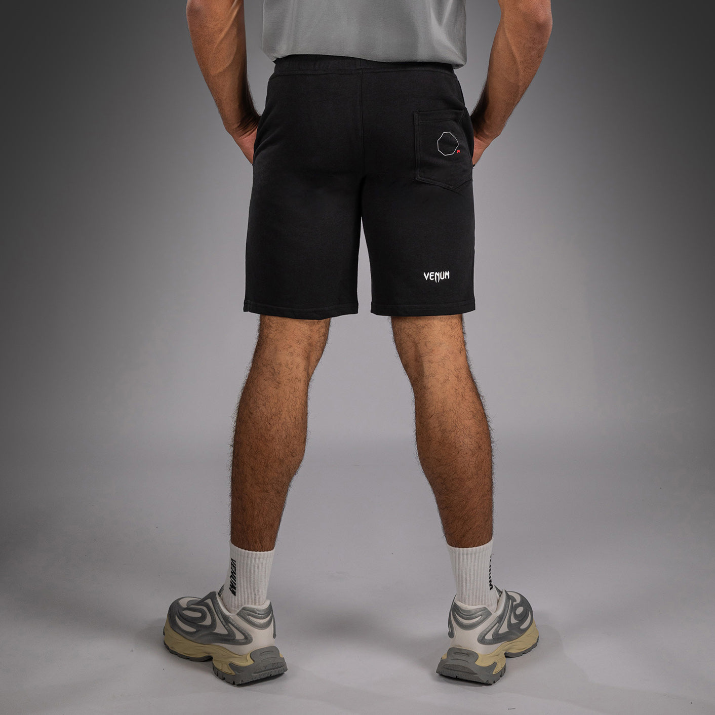 venum-ufc-pi-3-0-baumwollshorts-schwarz image 3