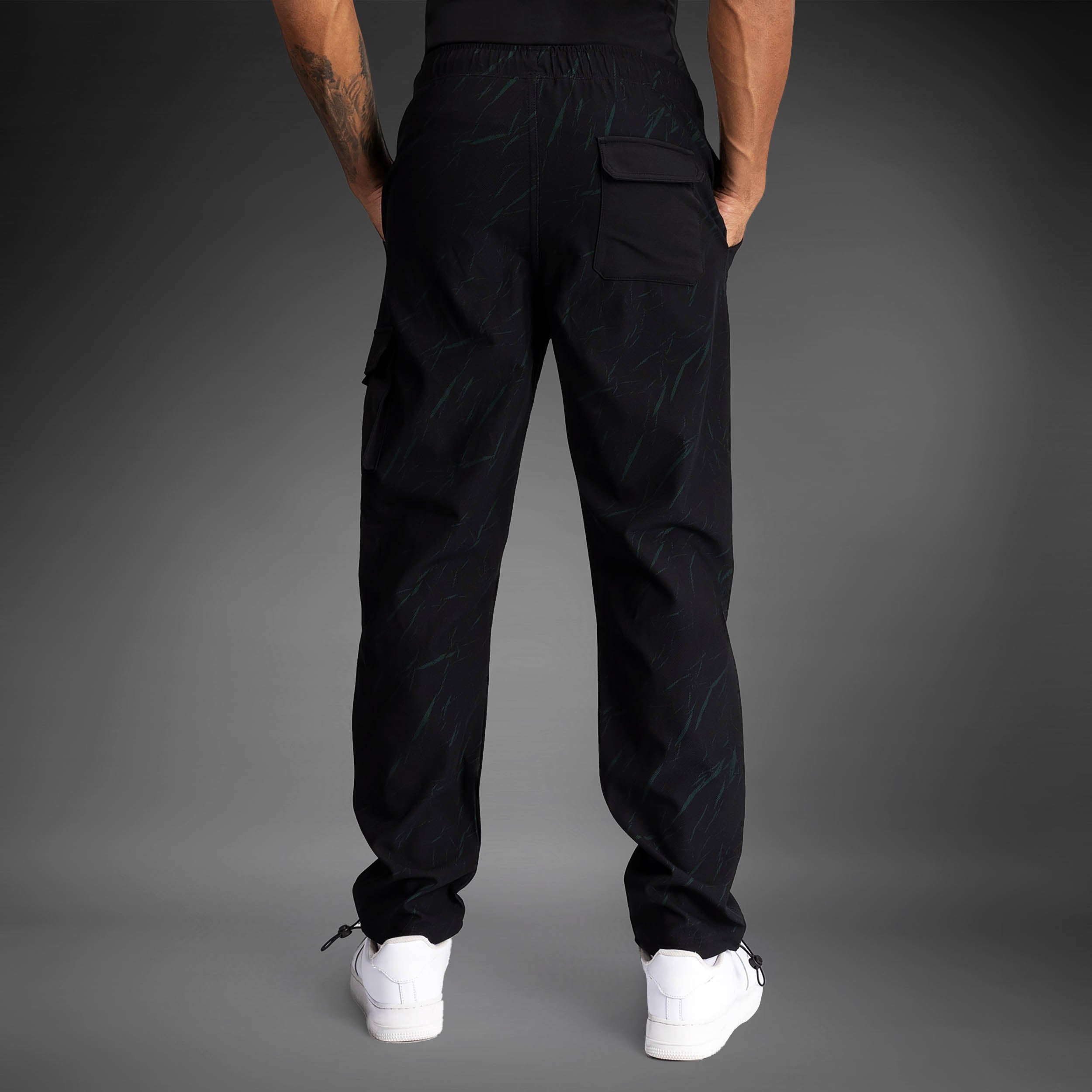 venum-trooper-herren-trainingshose-schwarz-waldgr-n image 4