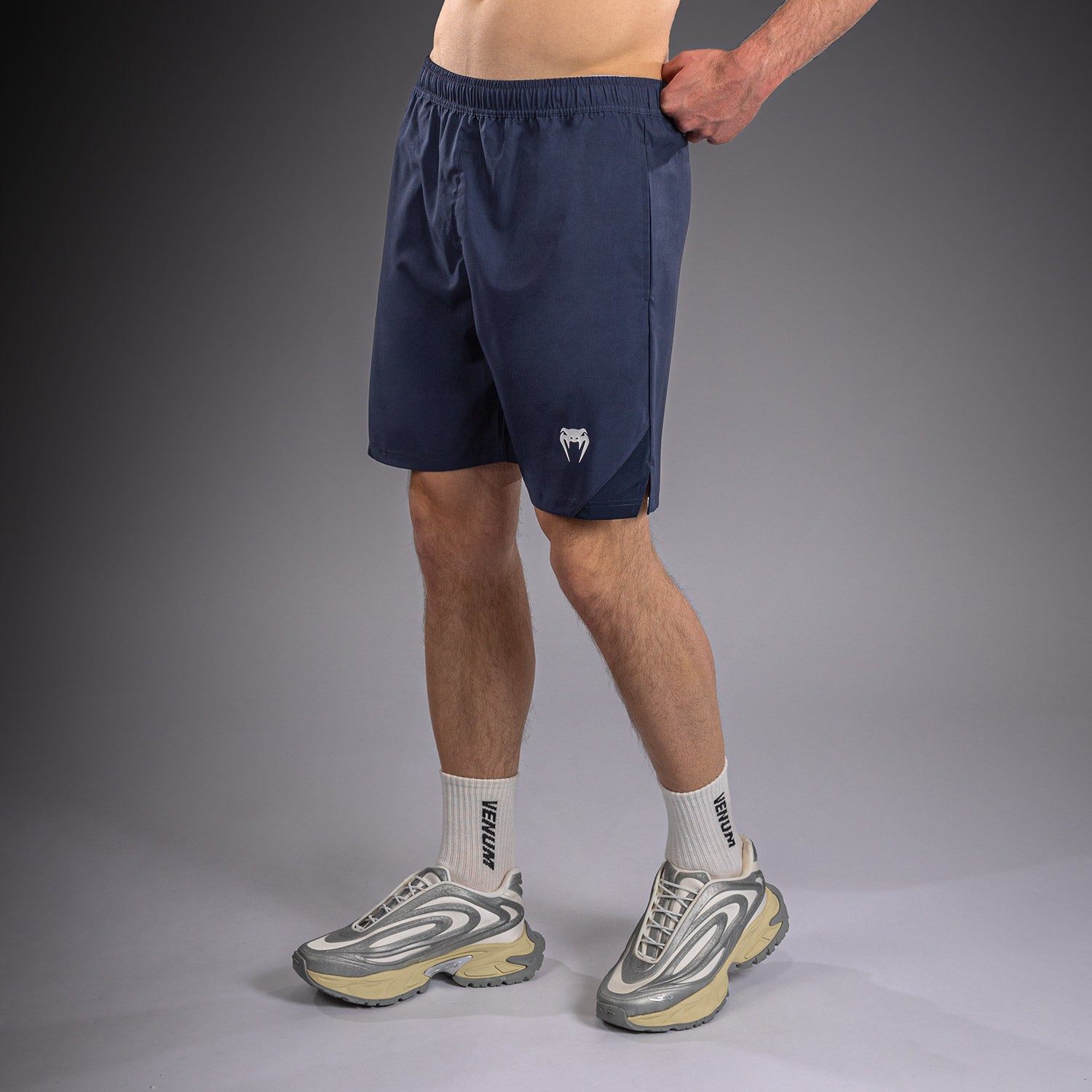 venum-contender-herren-trainingsshorts-marineblau-wei image 2