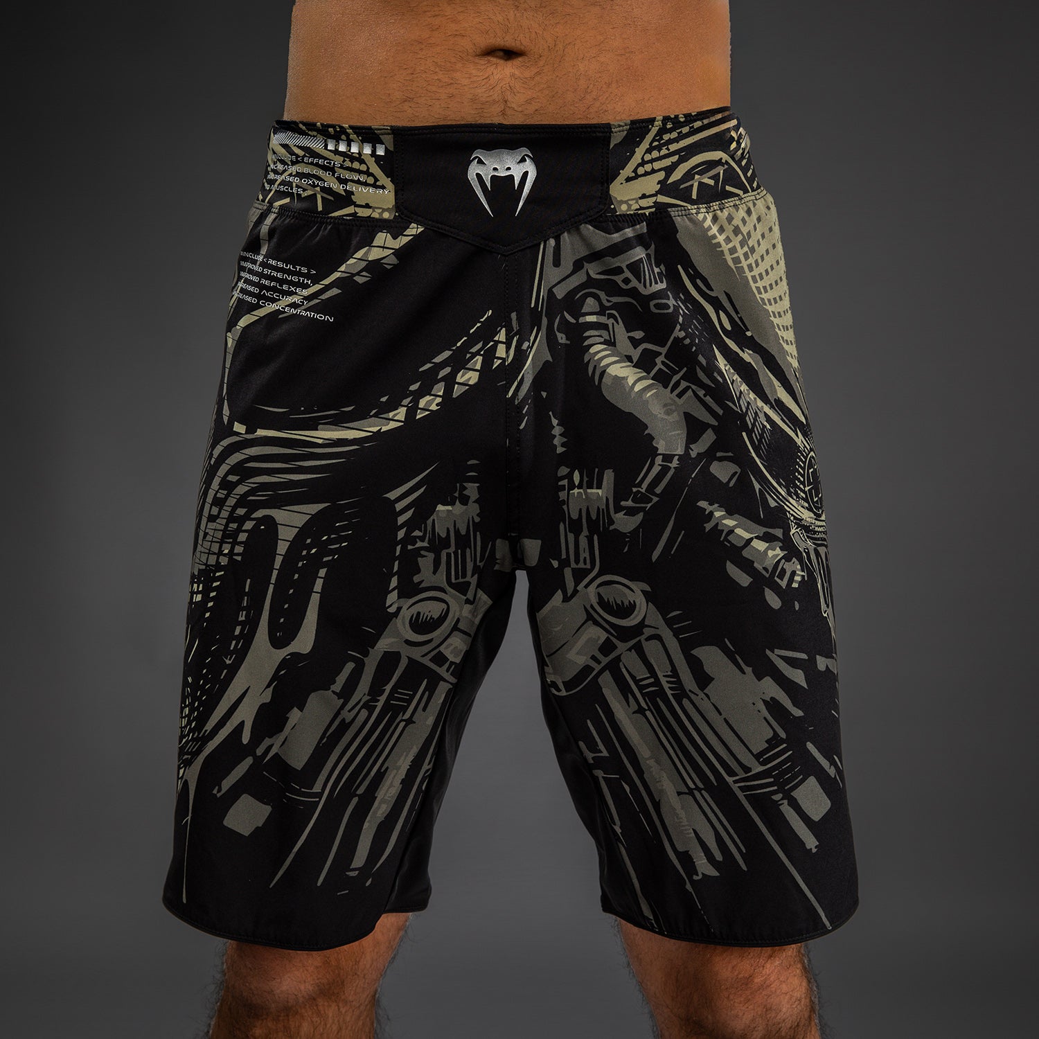 venum-invader-fightshorts-kampfhose-herren-schwarz-sand image 2