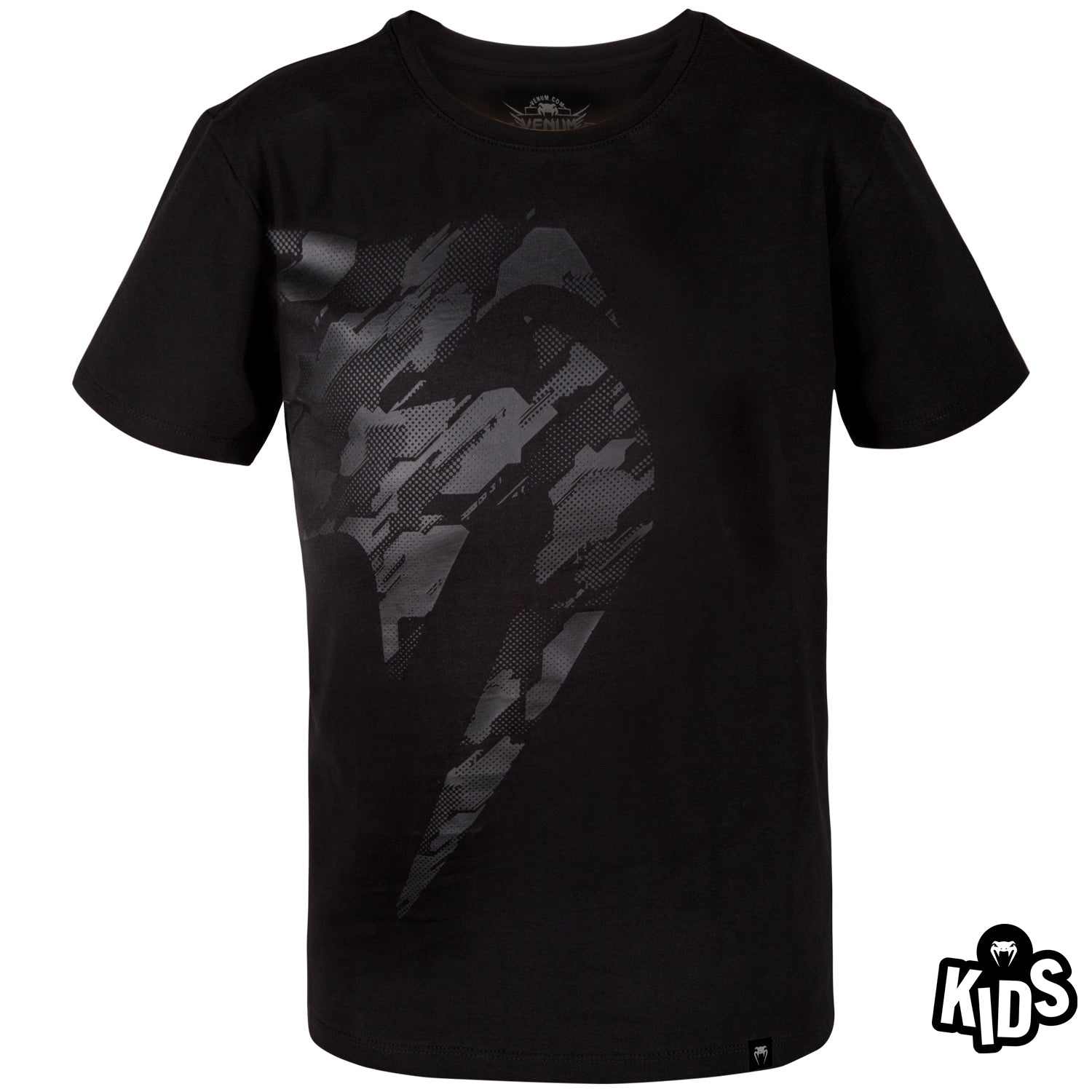 venum-tecmo-giant-kids-t-shirt-schwarz-khaki image 1