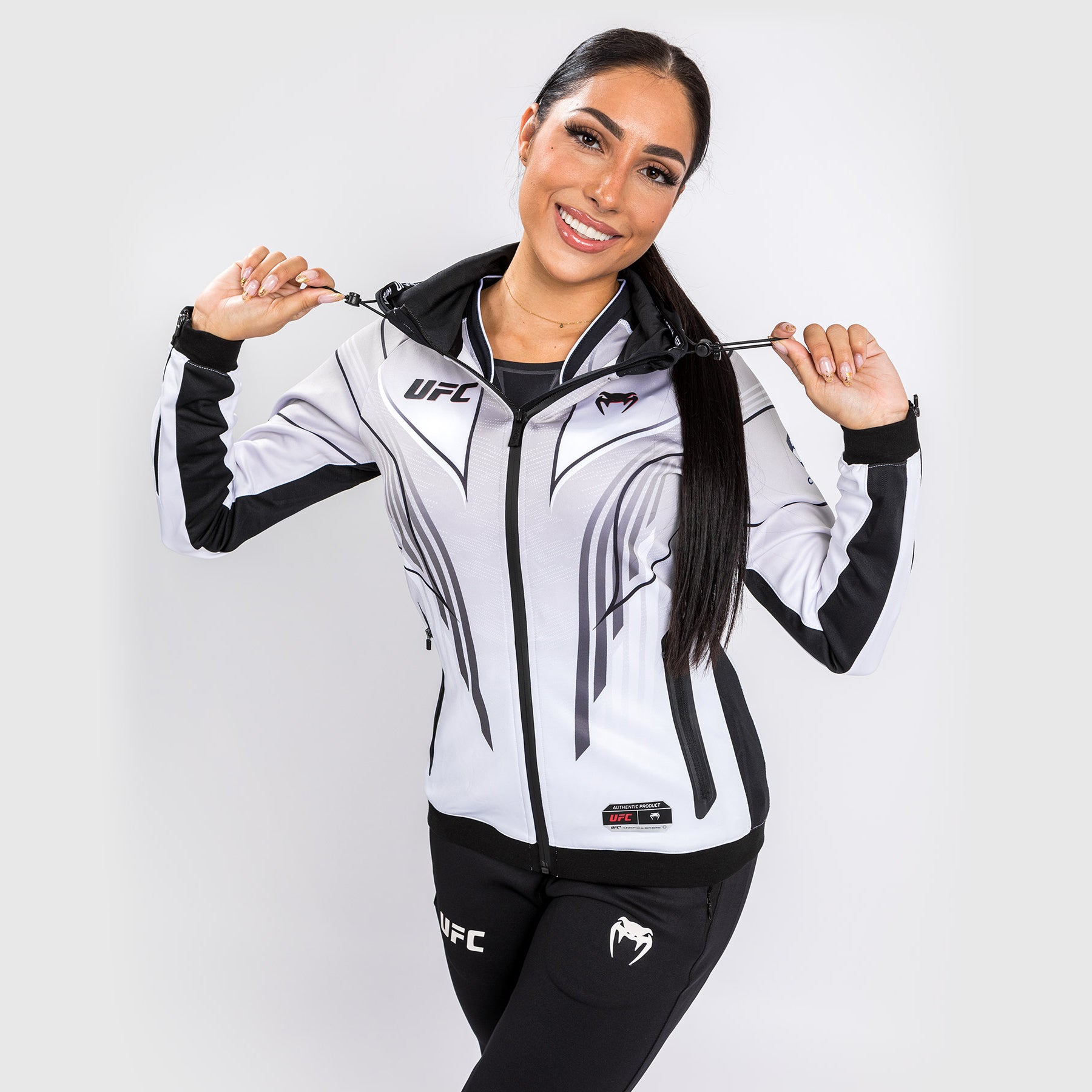 ufc-venum-authentic-fight-night-2-0-frauen-walkout-hoodie-wei image 2