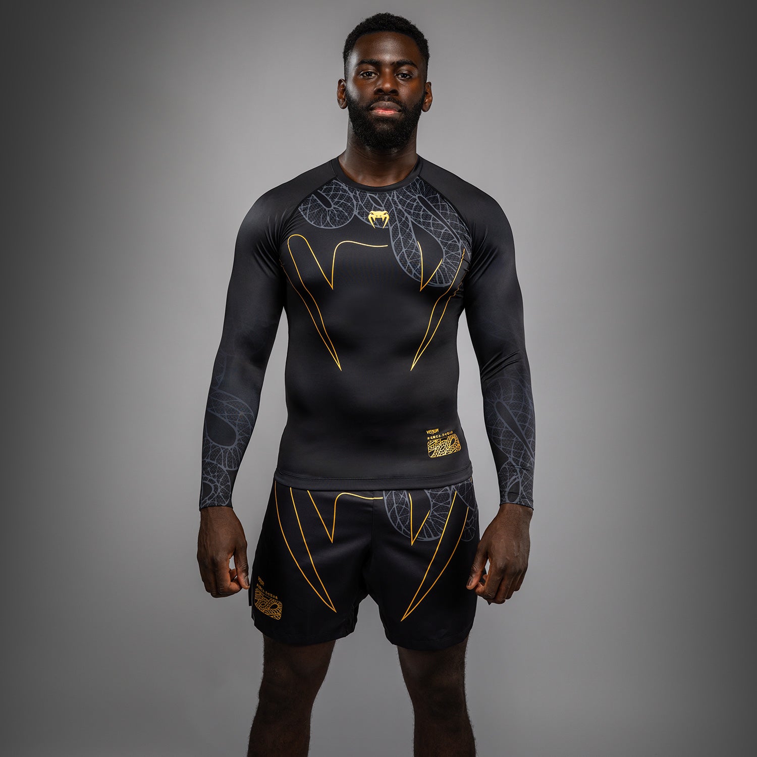 venum-serpenti-langarm-rashguard-schwarz-silber-gold-herren image 2