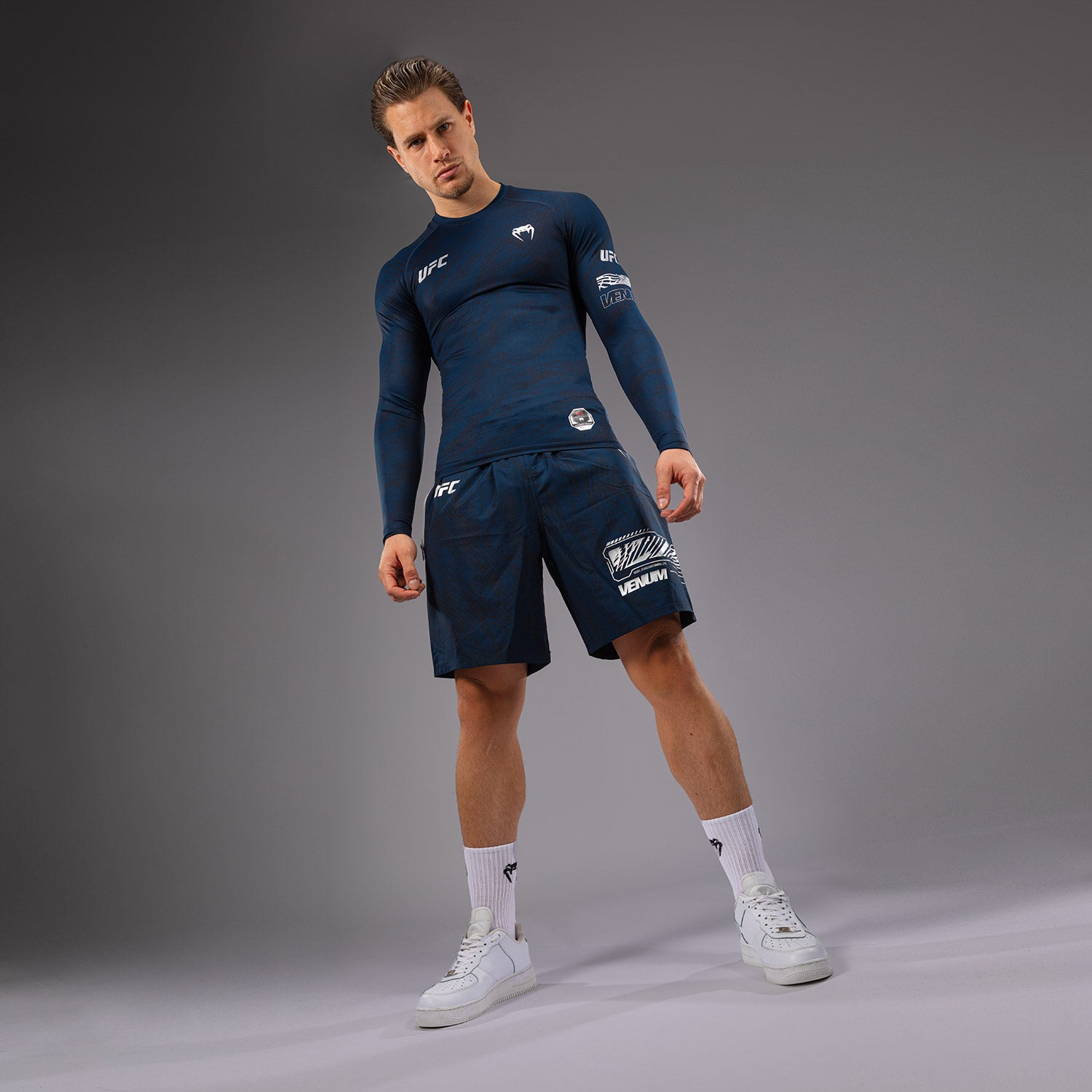 ufc-fusion-by-venum-fight-week-herren-langarm-rashguard-ozeanblau image 6