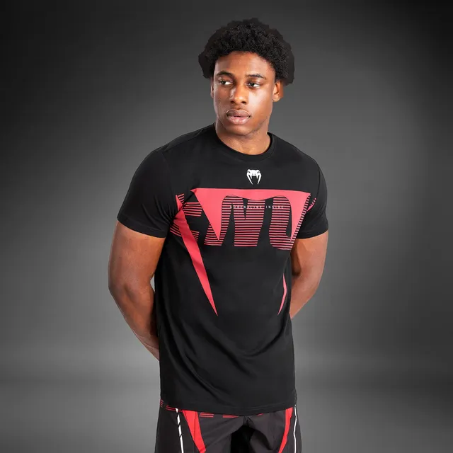 venum-adrenaline-herren-kurzarm-t-shirt-rot-schwarz image 1