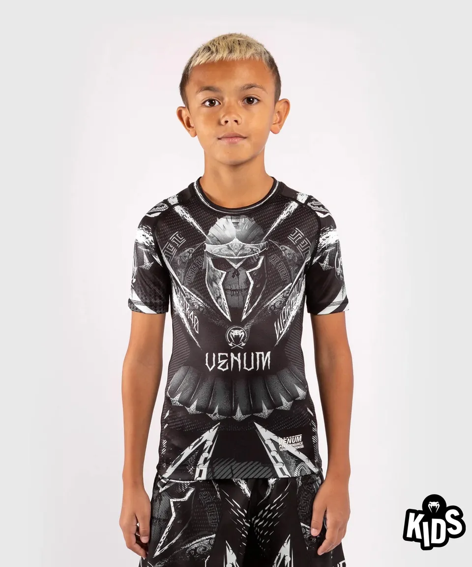 venum-gldtr-4-0-kurzarm-rashguard-kinder-schwarz-wei image 1