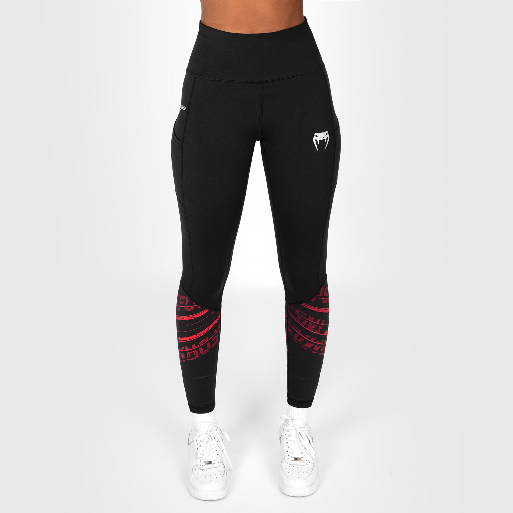 ufc-venum-performance-institute-2-0-performance-tight-damen-schwarz-rot image 7