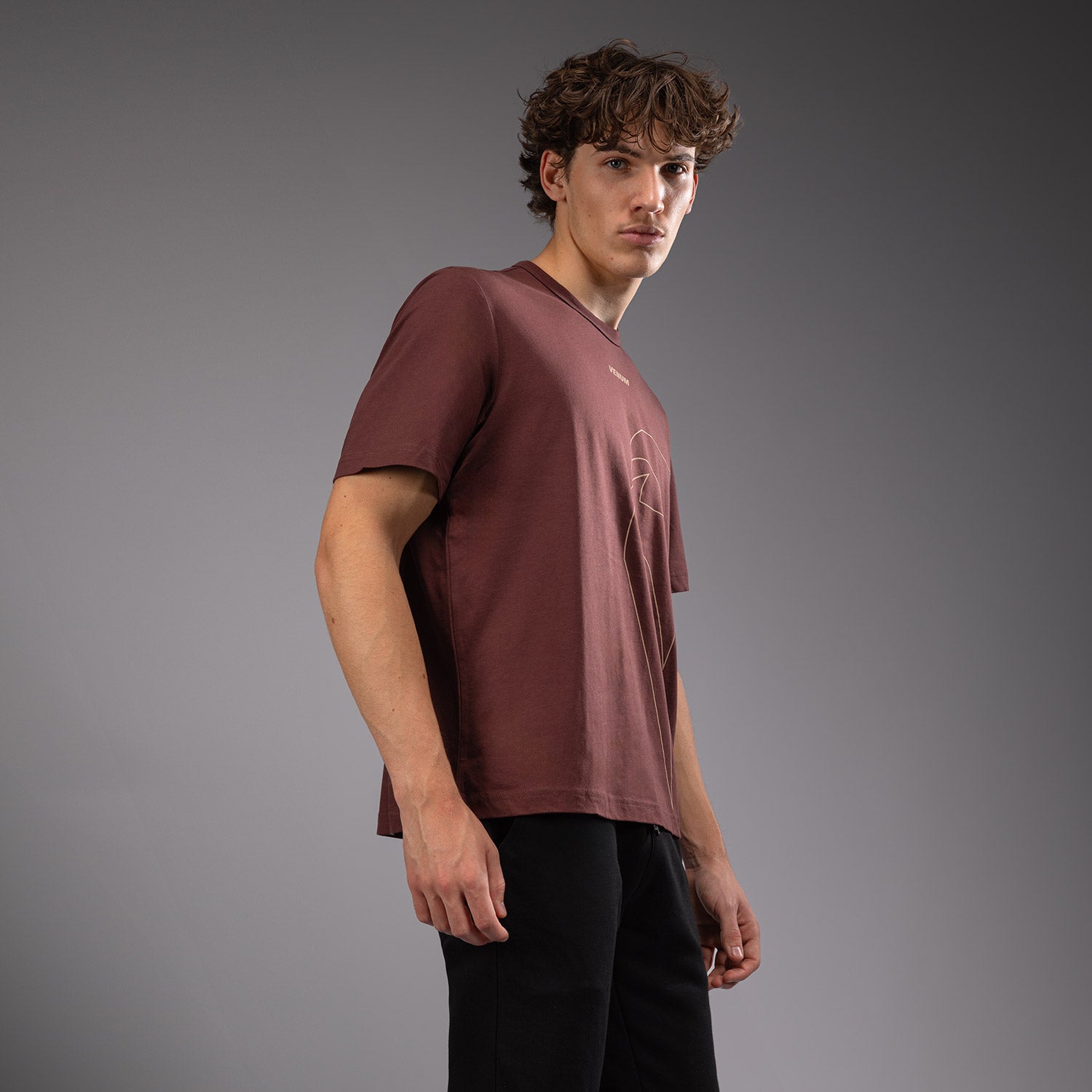 venum-giant-connect-t-shirt-schokoladenbraun image 4