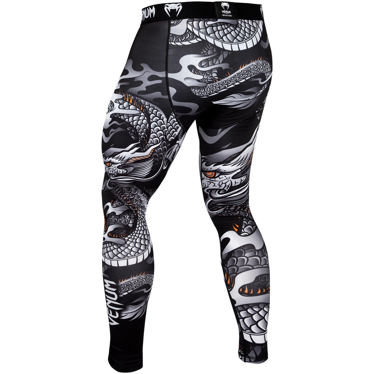 venum-dragon-s-flight-kompressionshose-schwarz-wei image 4