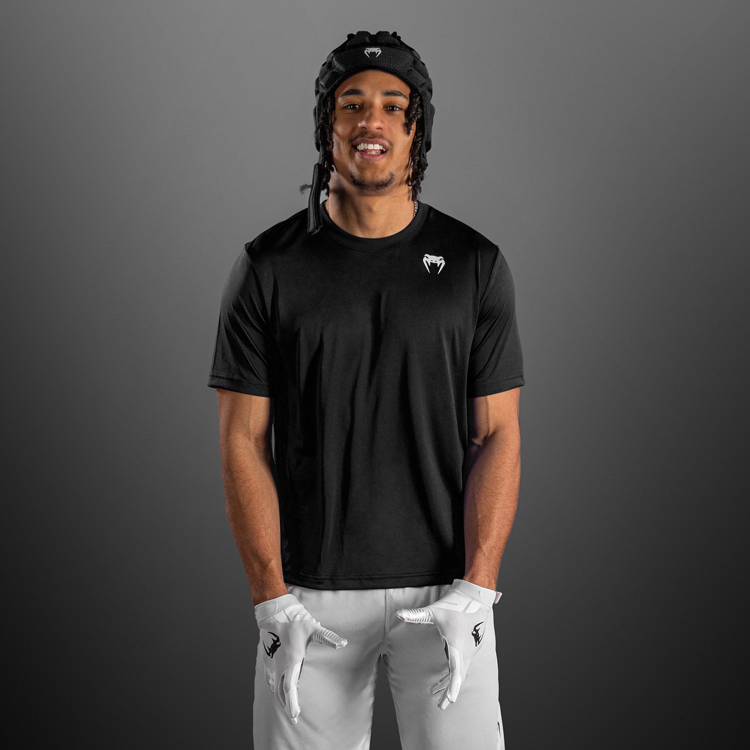 venum-lineup-performance-kurzarm-t-shirt-herren-schwarz-wei image 1