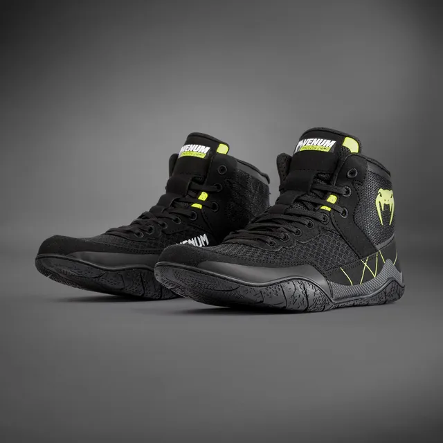 venum-training-camp-4-0-elite-wrestling-schuhe-schwarz-neon-gr-n image 1