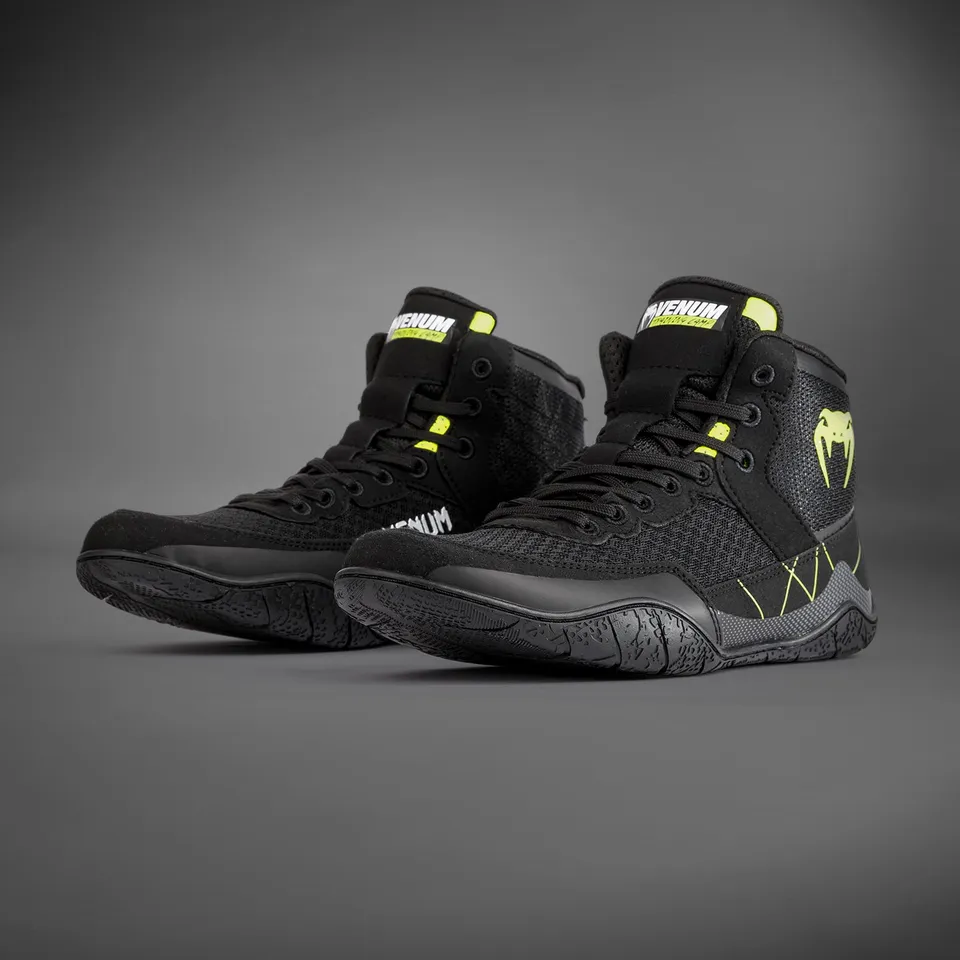 venum-training-camp-4-0-elite-wrestling-schuhe-schwarz-neon-gr-n image 1