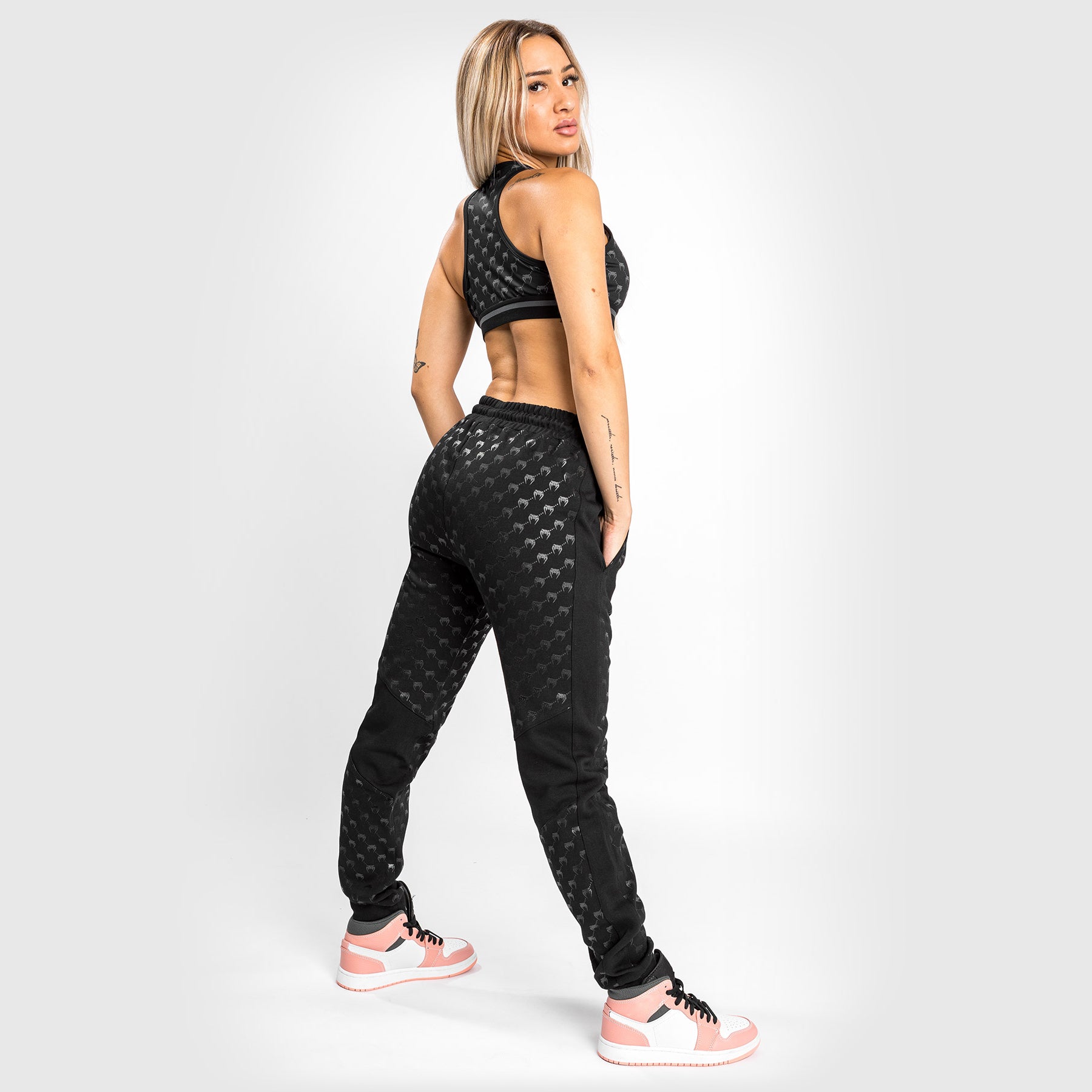 venum-kontact-evo-monogram-jogginghose-damen-schwarz image 4