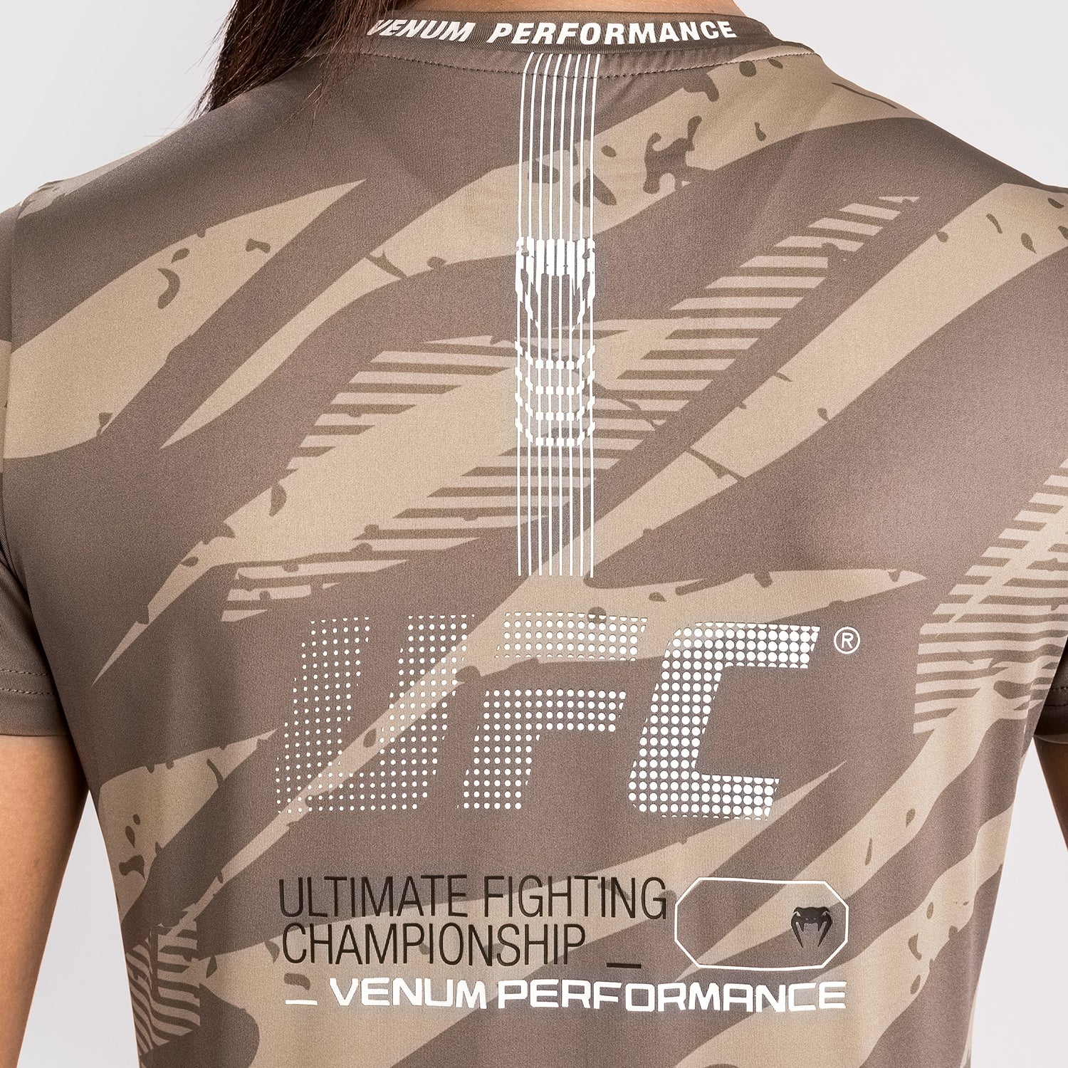ufc-adrenaline-by-venum-fight-week-dry-tech-t-shirt-damen-desert-camo image 6