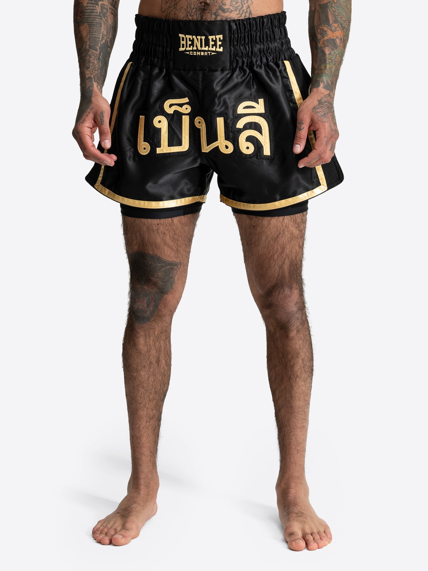 benlee-calista-muay-thai-shorts-satin-mit-innenhose image 7