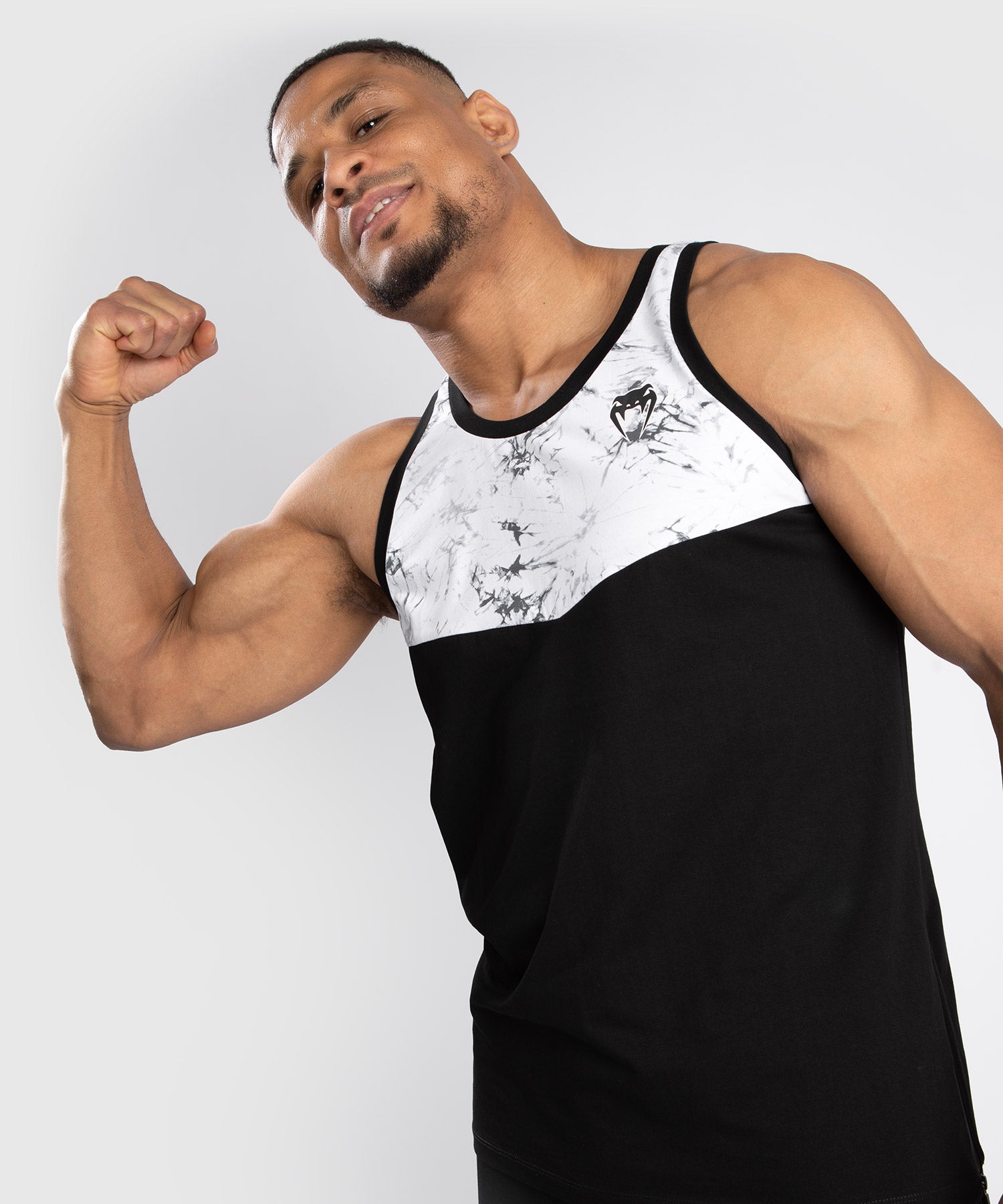 venum-laser-tank-top-schwarz-marmor image 1
