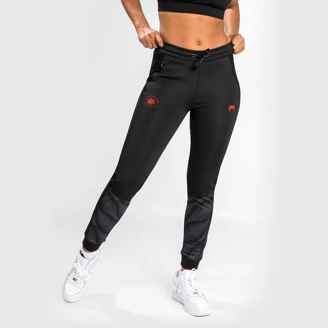 venum-phantom-jogginghose-damen-joggers-schwarz-rot image 1