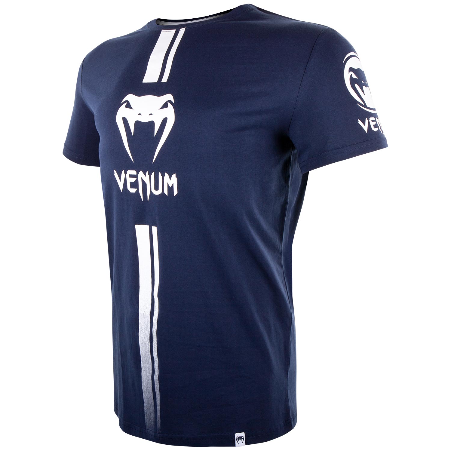 venum-logos-t-shirt-marineblau-wei image 2