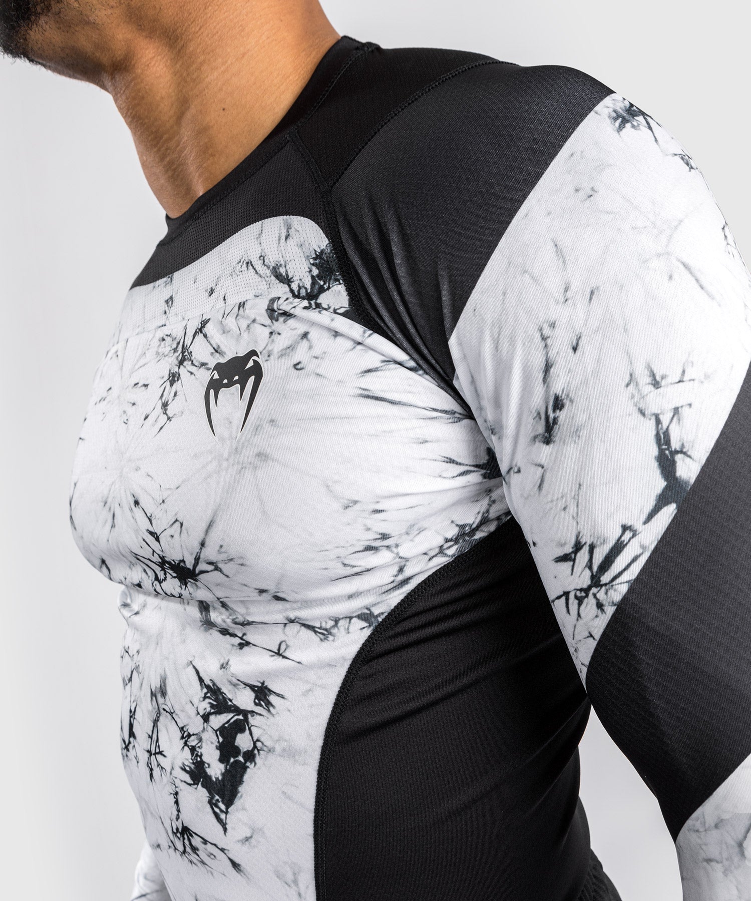 venum-g-fit-marble-kompression-t-shirt-langarm-marmor image 4