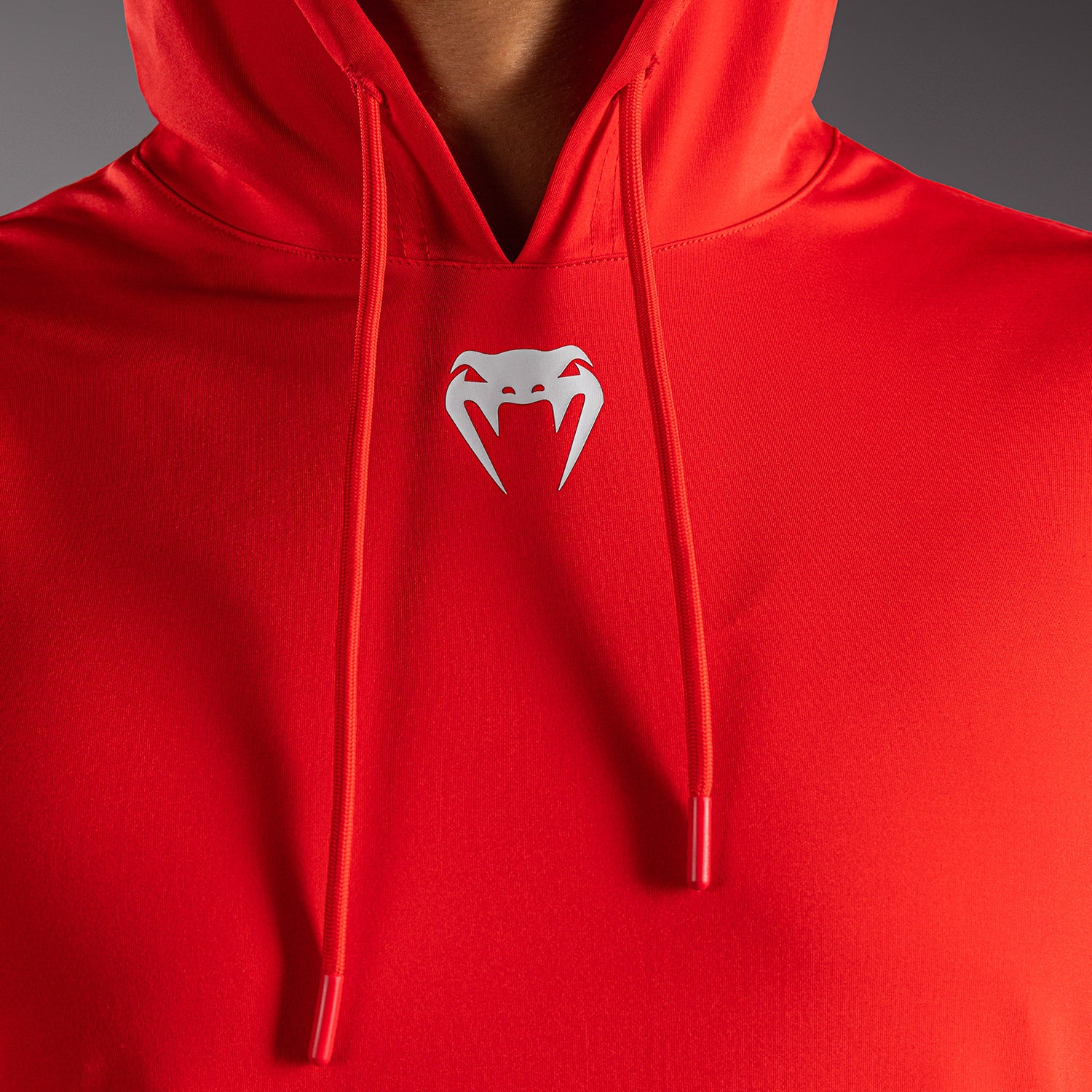 venum-elite-rmelloser-dry-tech-kapuzenpullover-rot image 5